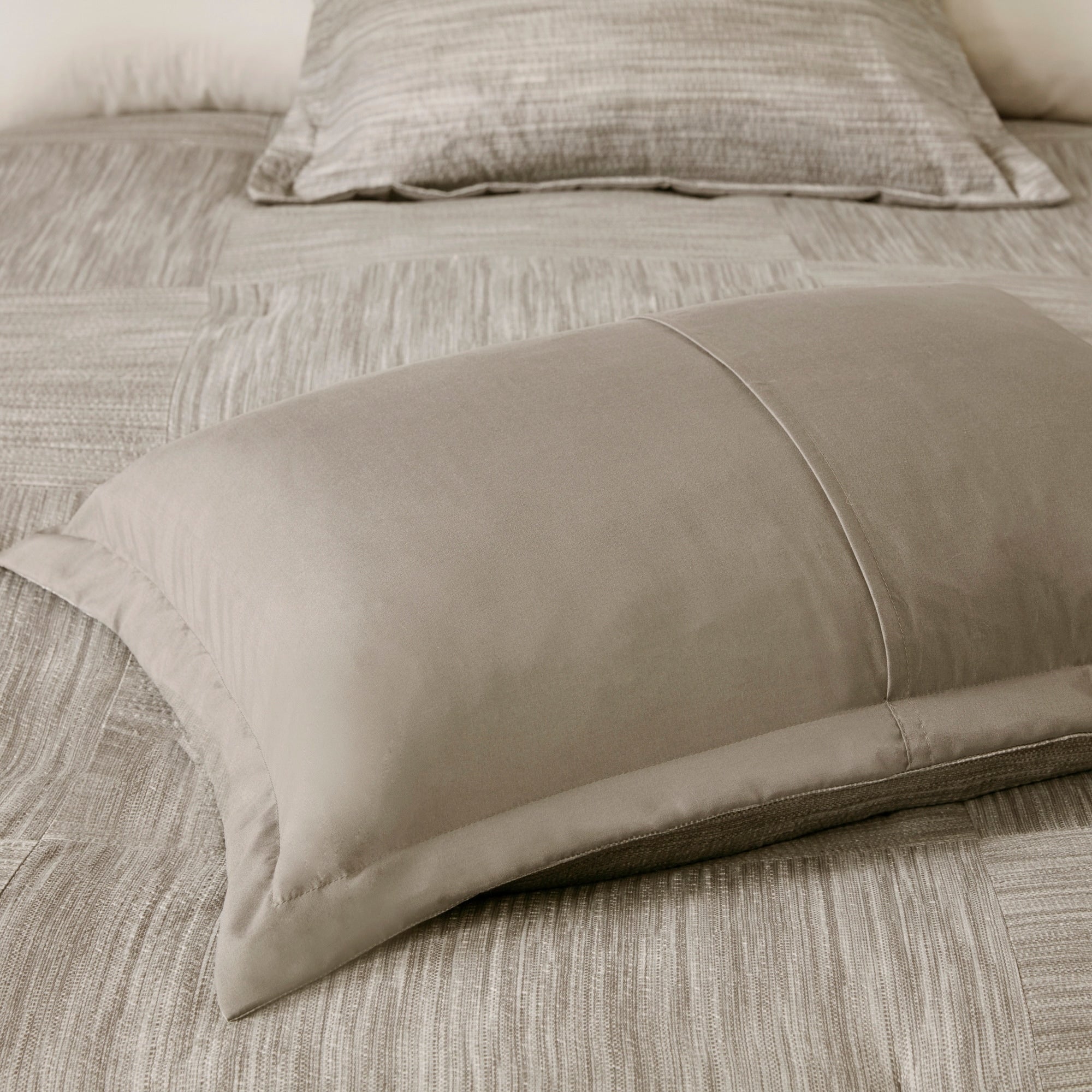 Ensemble de couette en seersucker imprimé Madison Park Clayton 7 pièces