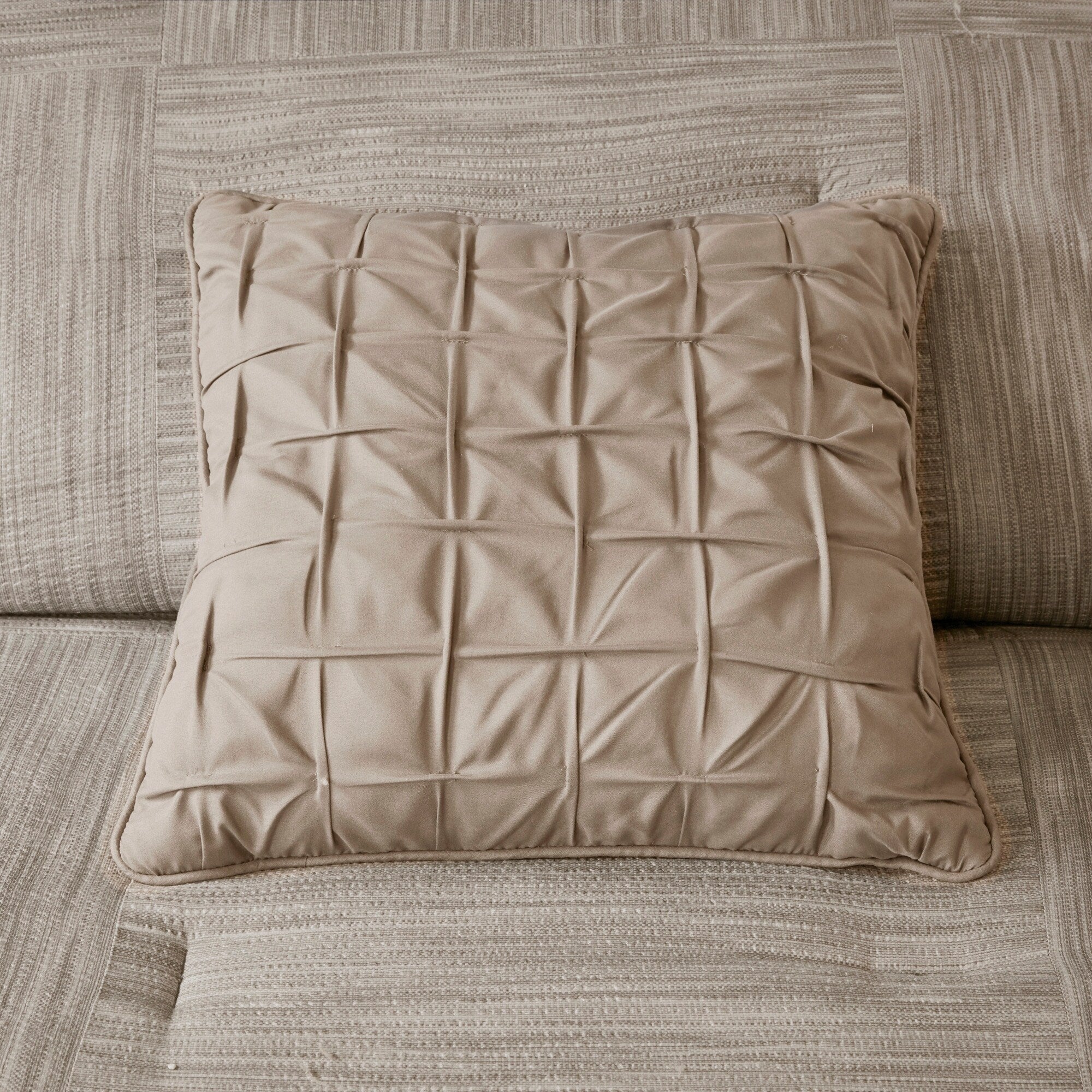 Ensemble de couette en seersucker imprimé Madison Park Clayton 7 pièces
