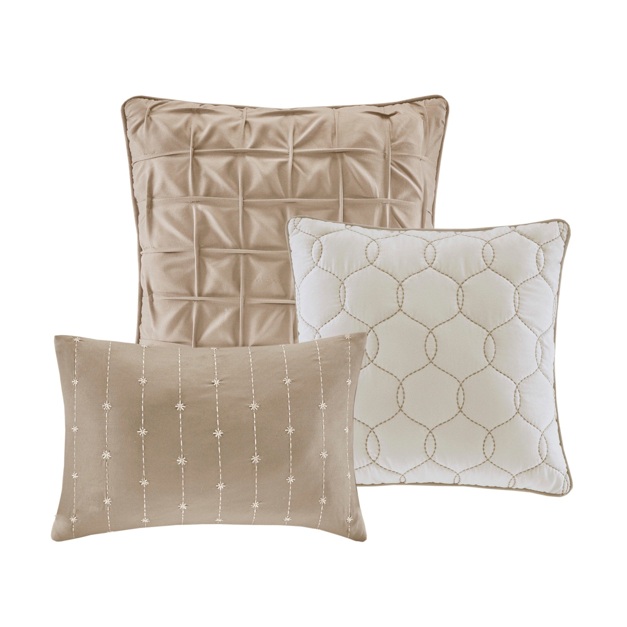 Ensemble de couette en seersucker imprimé Madison Park Clayton 7 pièces
