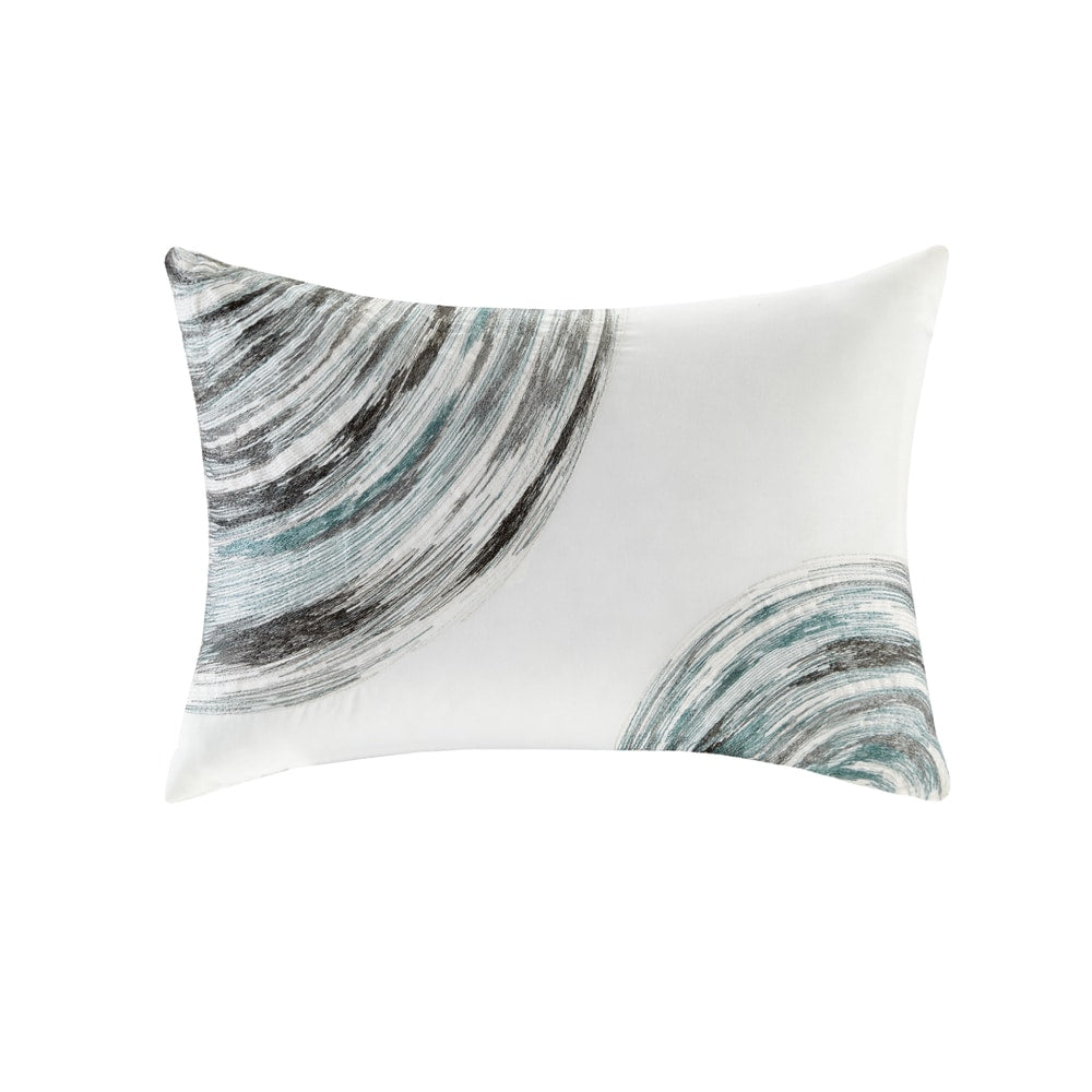 Parure de lit Madison Park Essentials Barret Aqua avec draps en coton