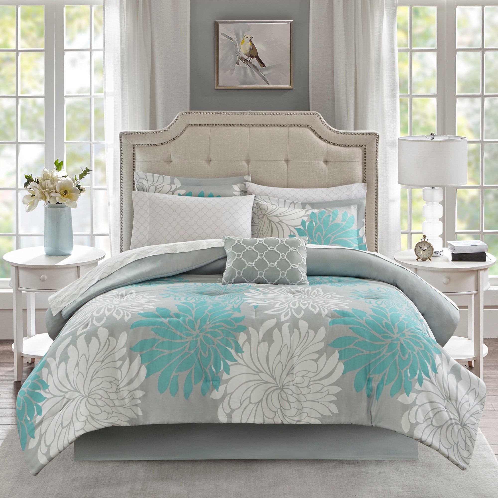 Madison Park Essentials Caldwell Ensemble complet de couette avec draps en coton