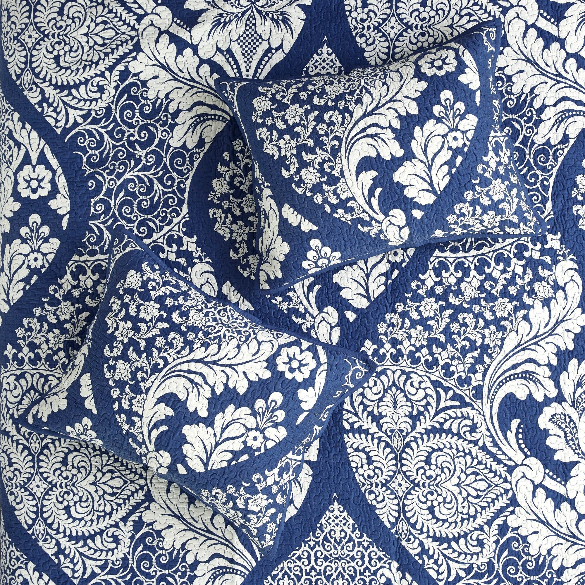 Ensemble de couette en coton imprimé Madison Park Marcella 7 pièces