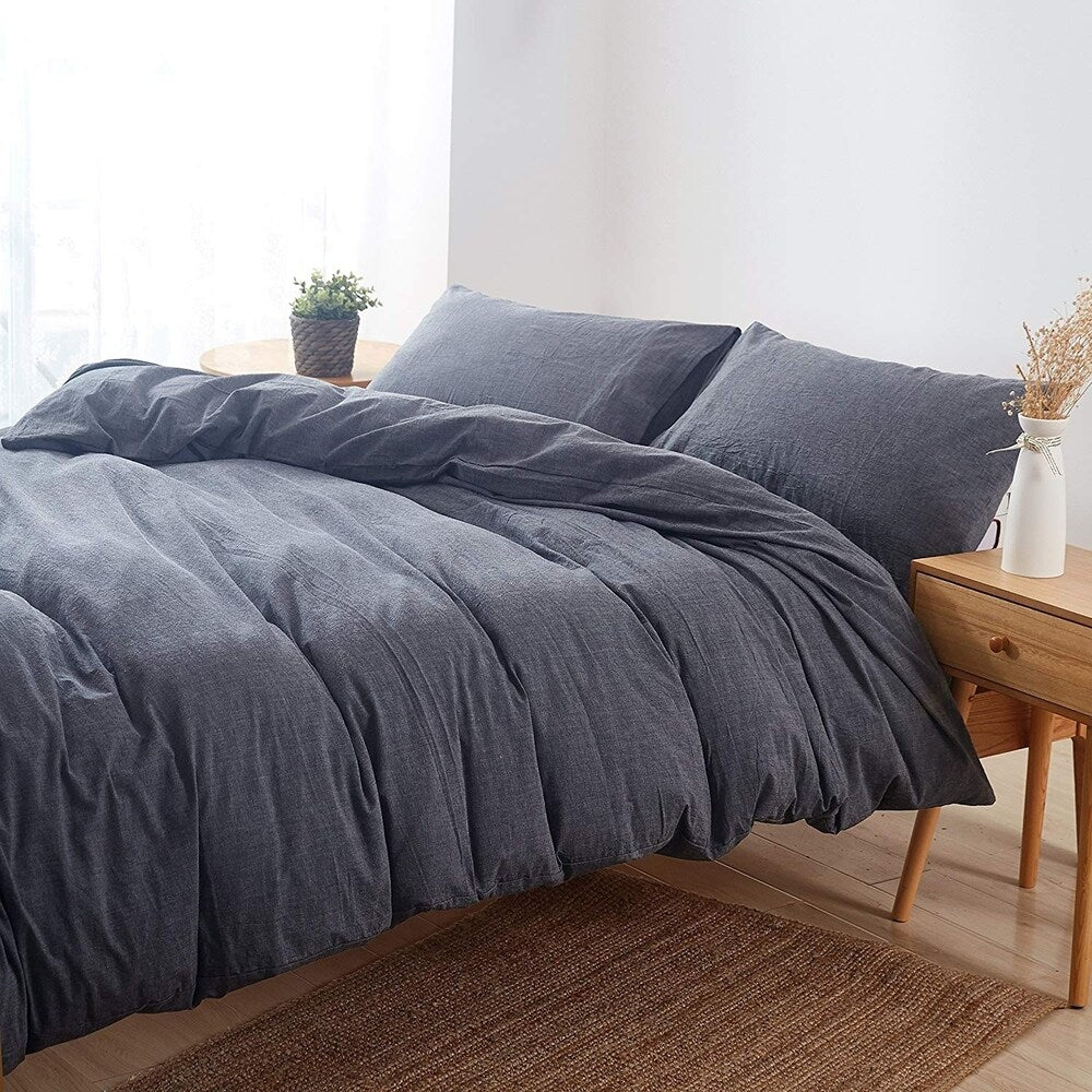 Parure de lit 3 pièces en coton Carson Carrington Gradersta