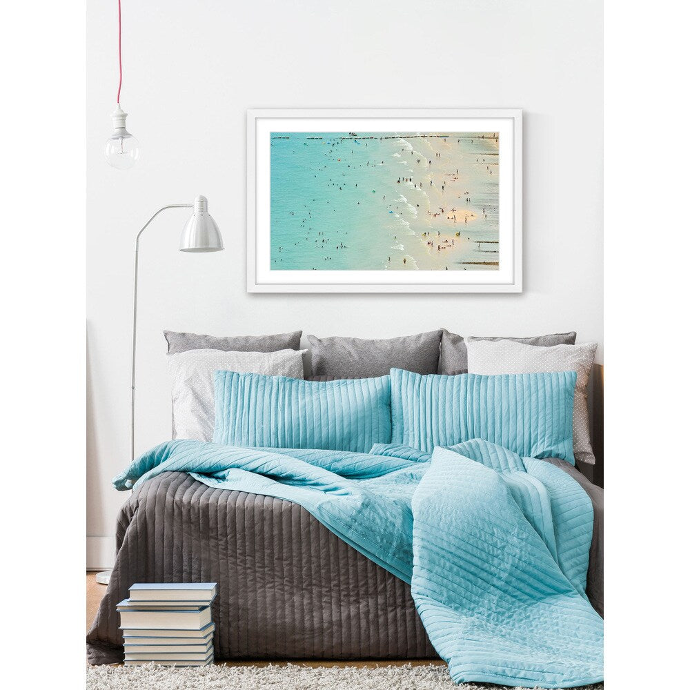 Marmont Hill - Impression encadrée « Fun at the Beach » - Multicolore