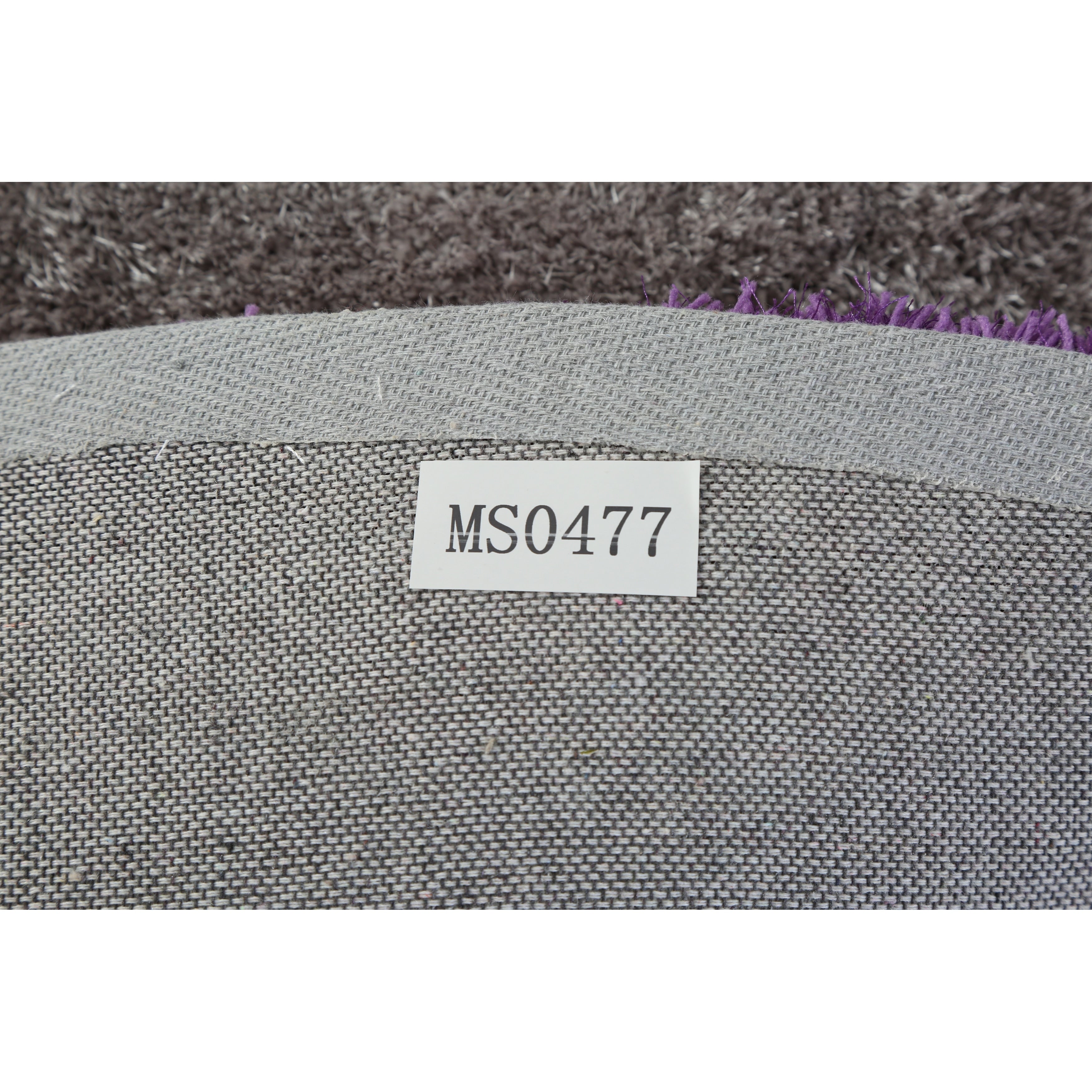 Tapis à poils longs Mateos au design abstrait