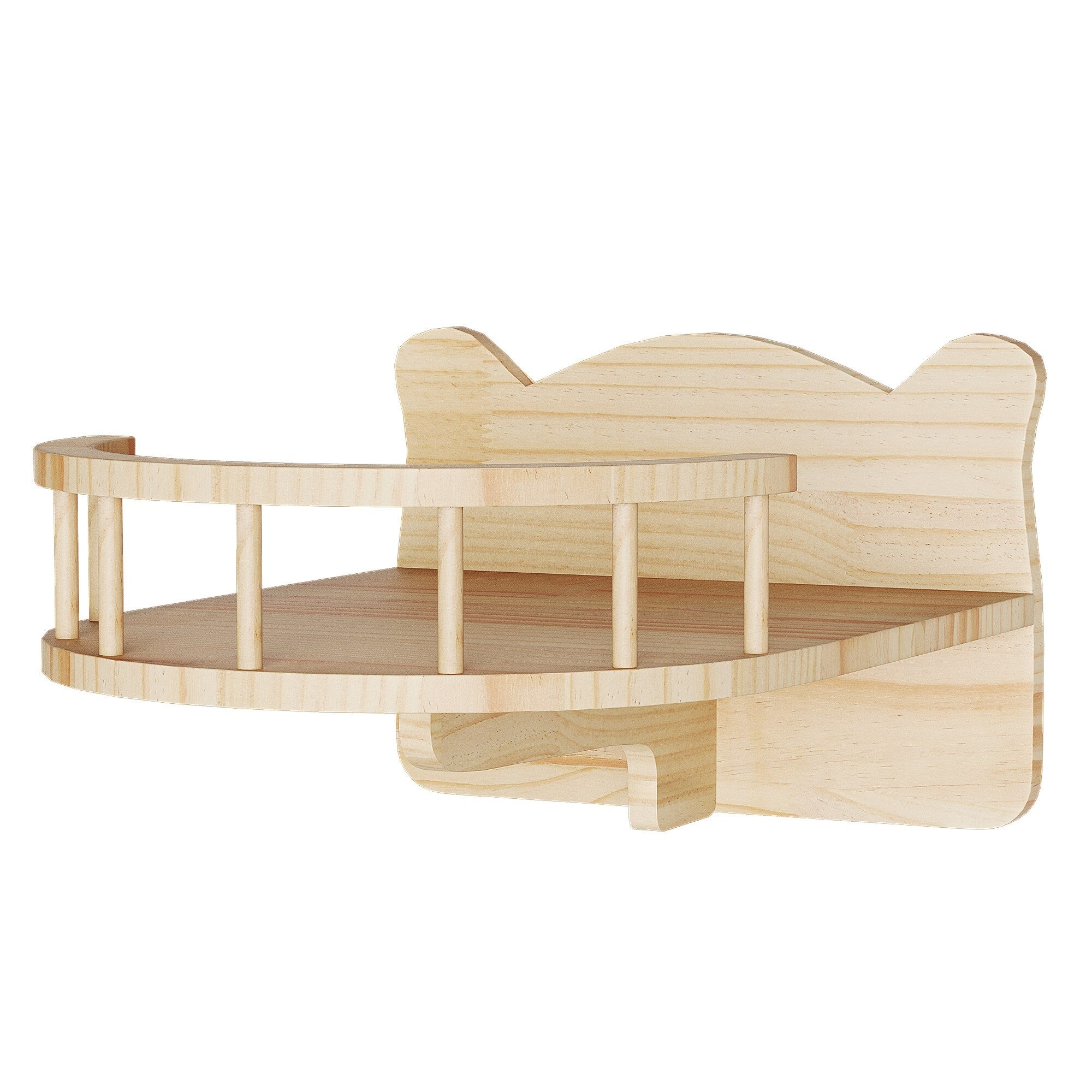 Ensemble d'étagères murales pour chat Moasis Ensemble d'escalade mural en bois pour chat