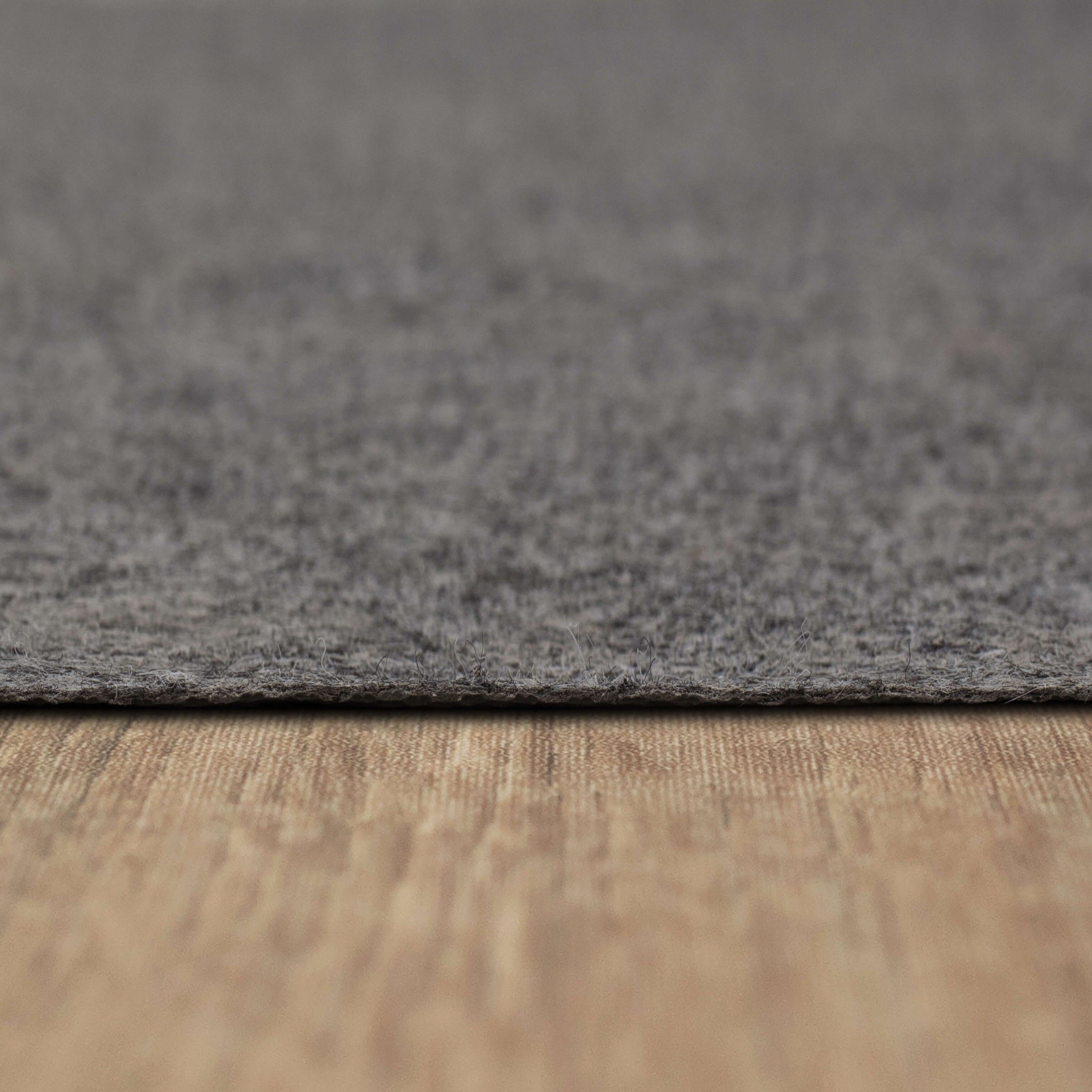 Mohawk Home Tapis antidérapant en feutre à profil bas, réversible - Gris