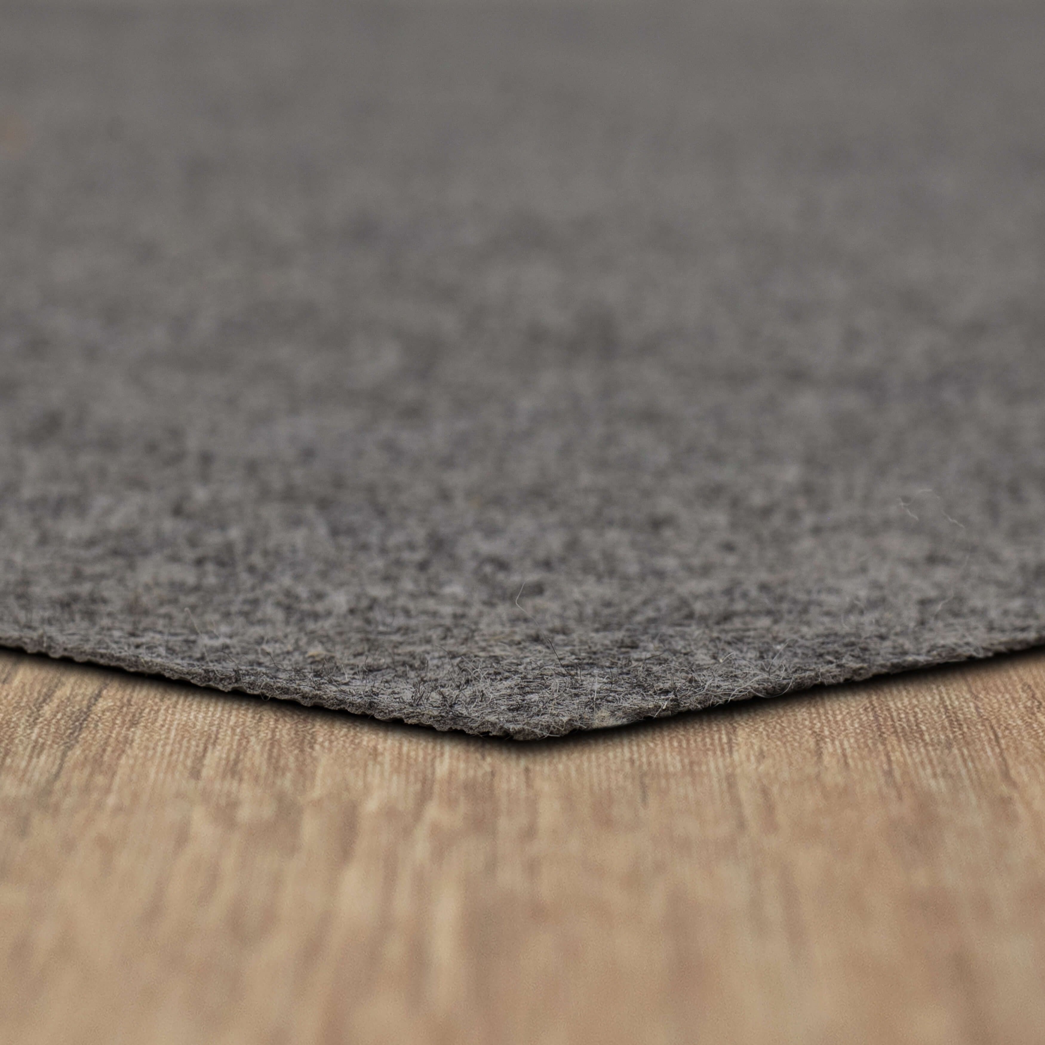Mohawk Home Tapis antidérapant en feutre à profil bas, réversible - Gris