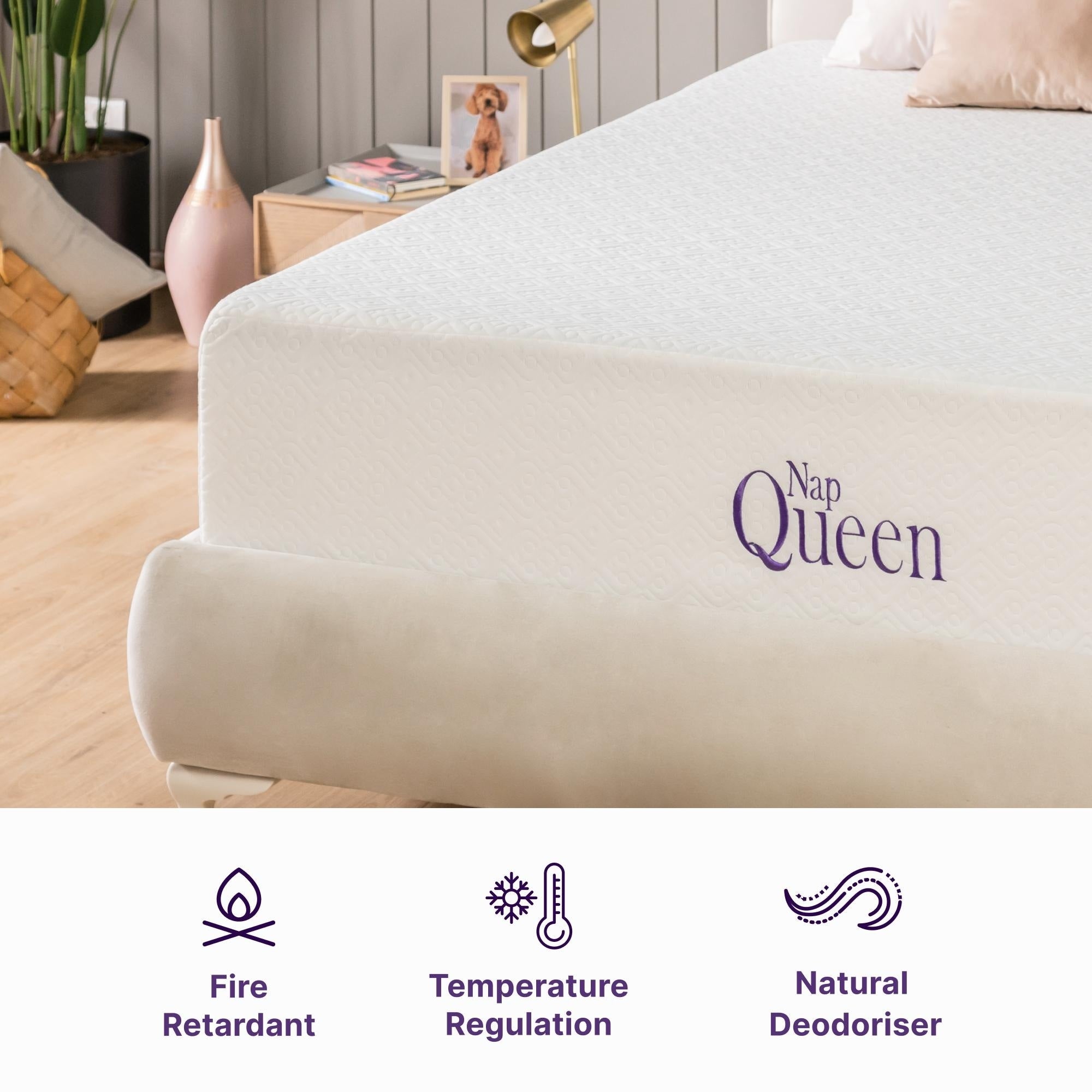 Matelas en mousse à mémoire de forme avec gel rafraîchissant NapQueen Elizabeth 10
