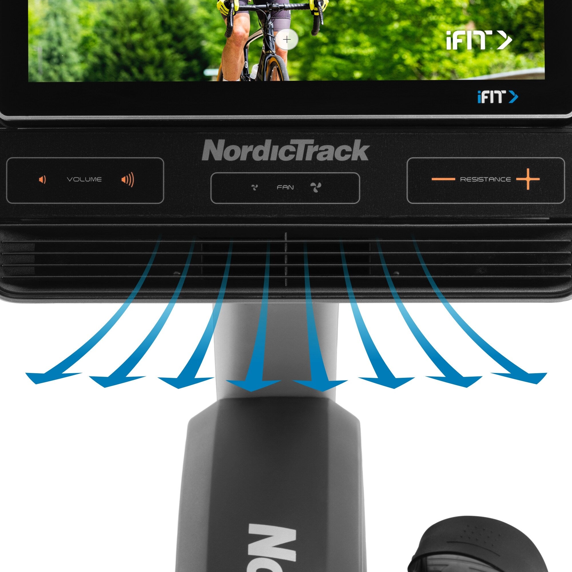 NordicTrack Commercial Series R35 ; vélo d'exercice allongé compatible iFIT avec écran tactile 14 pouces