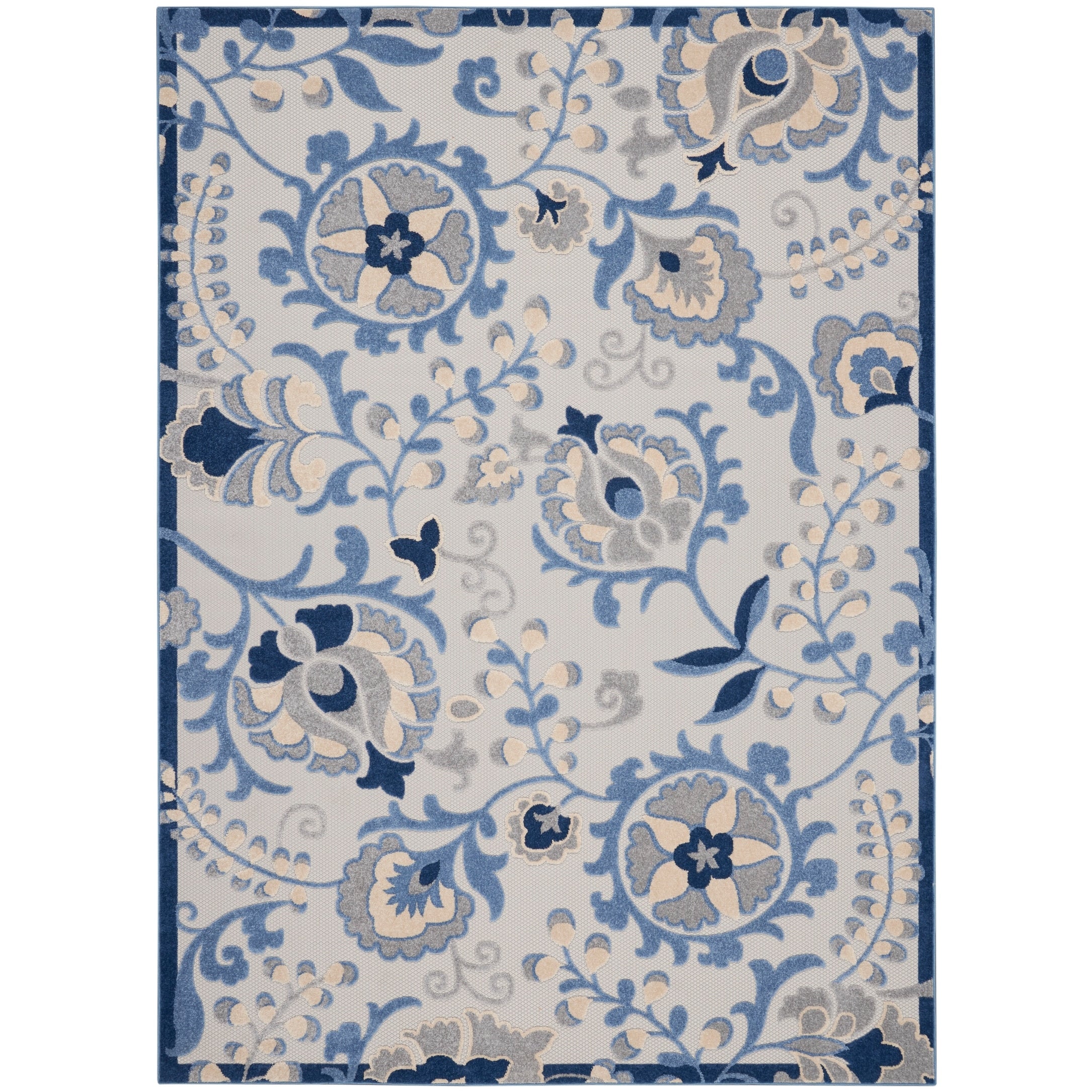 Tapis floral d'intérieur/extérieur Nourison Alice