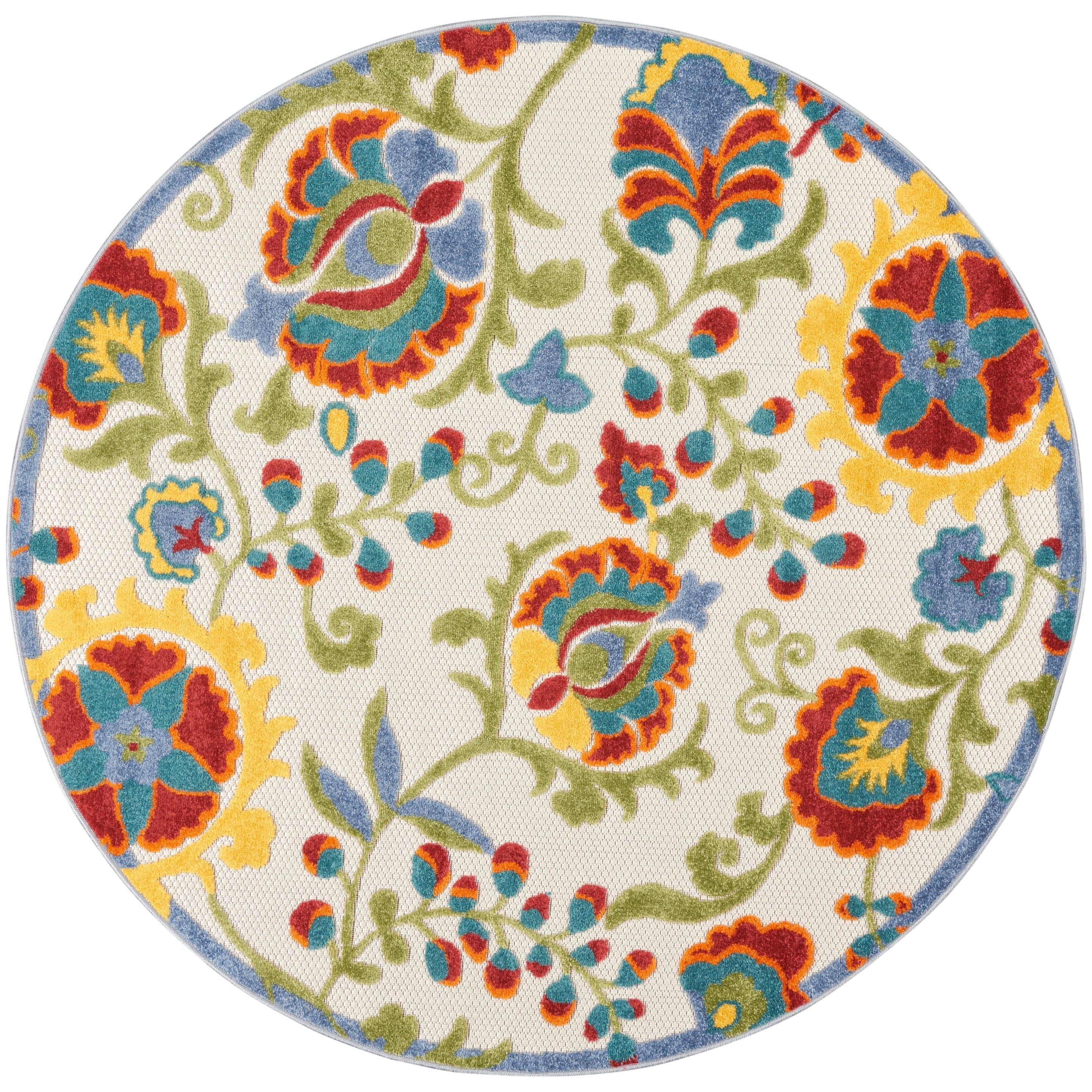 Tapis floral d'intérieur/extérieur Nourison Alice