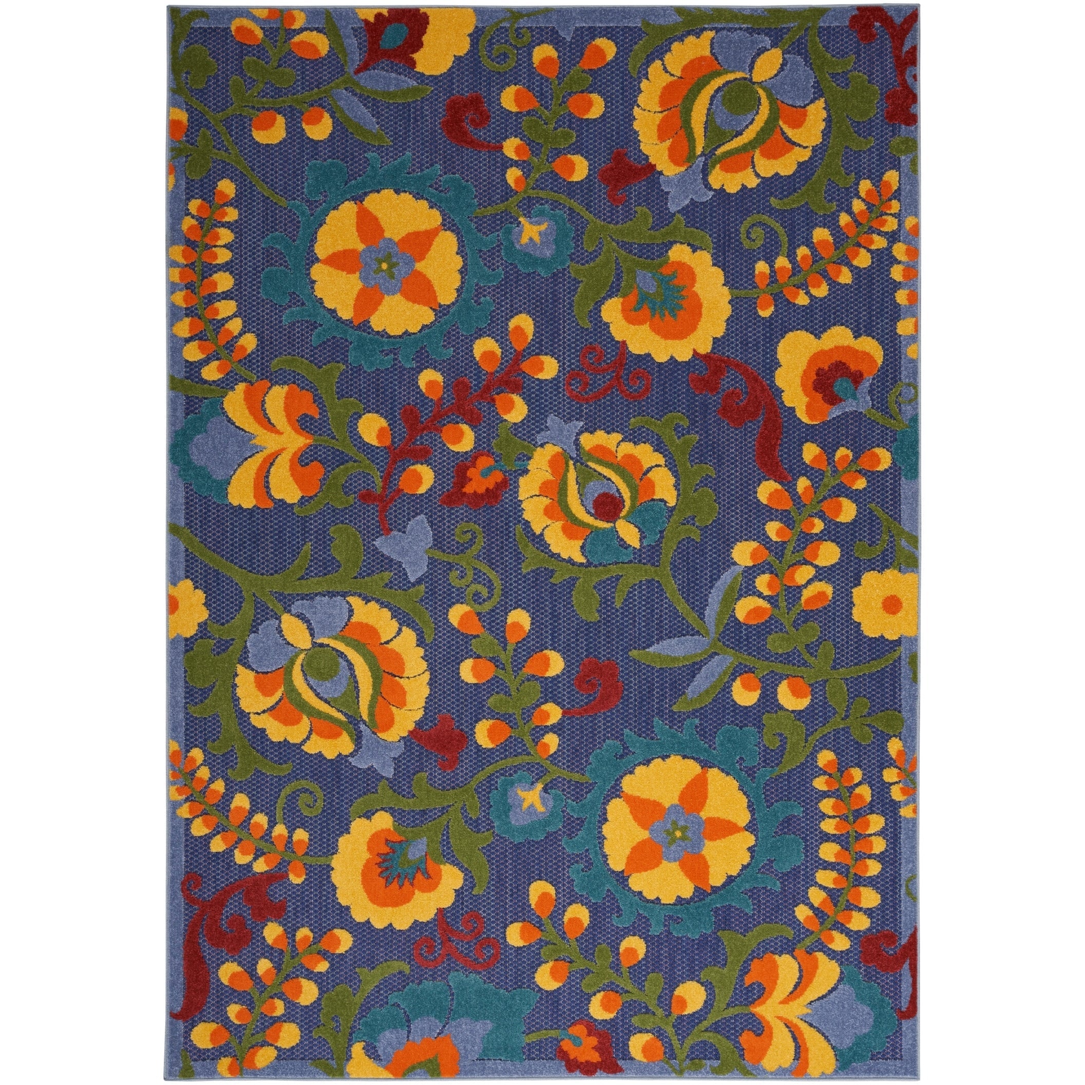 Tapis floral d'intérieur/extérieur Nourison Alice