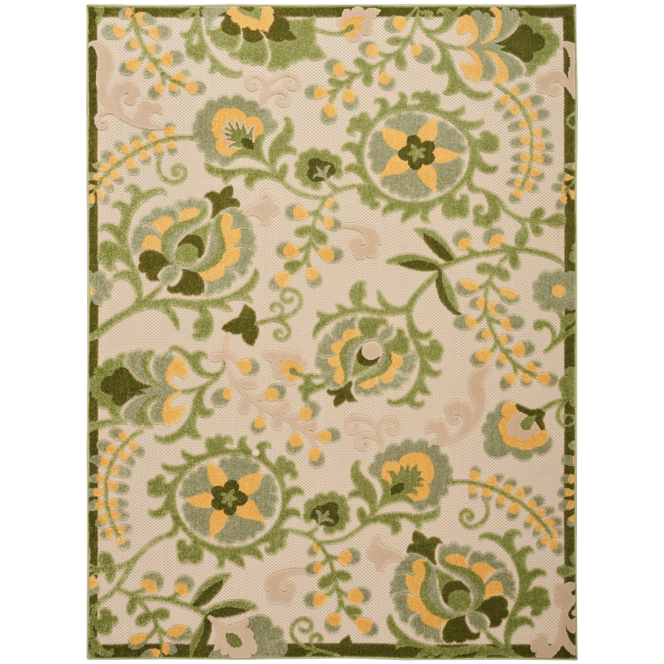 Tapis floral d'intérieur/extérieur Nourison Alice