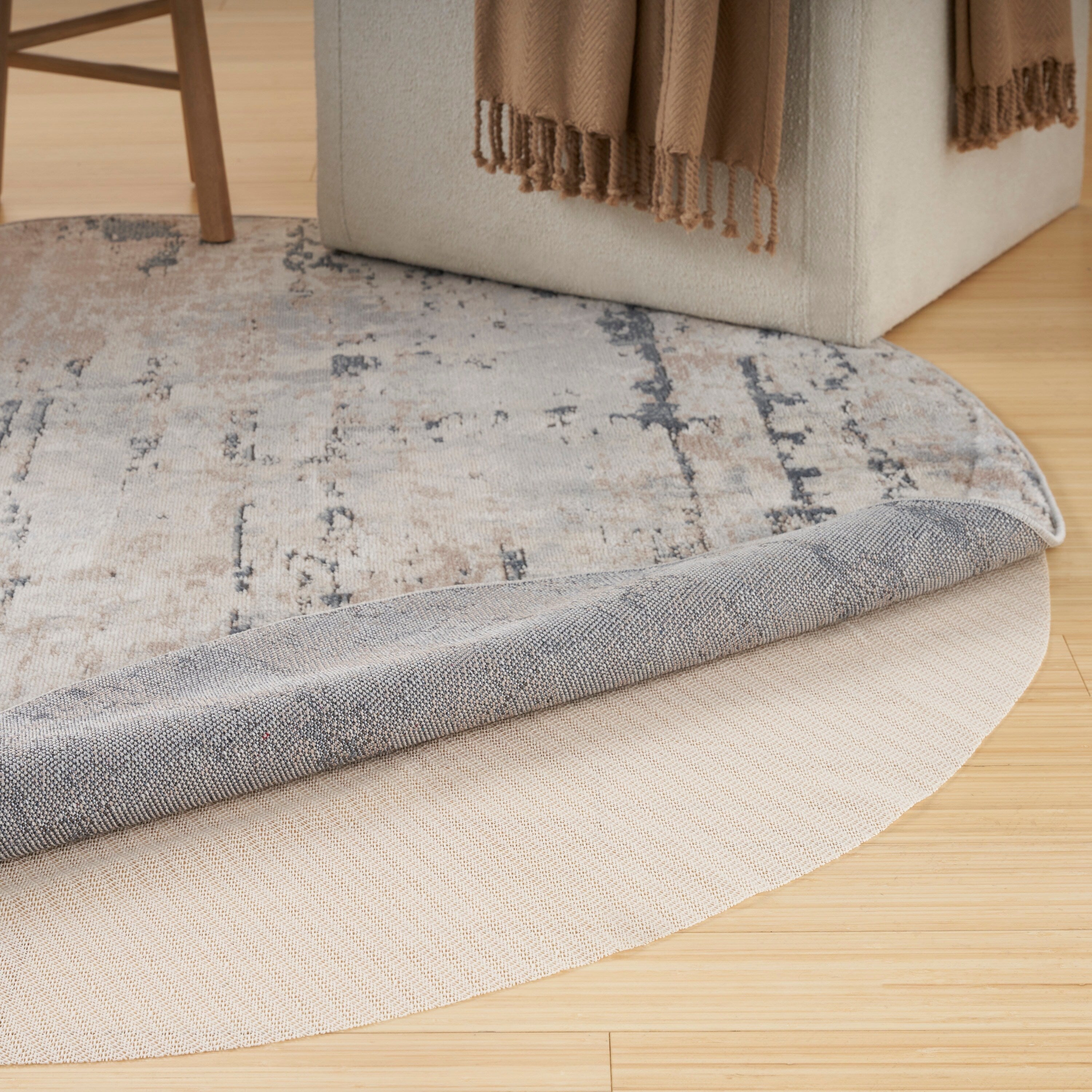 Sous-tapis d'intérieur Nourison Anchor-Loc - Ivoire