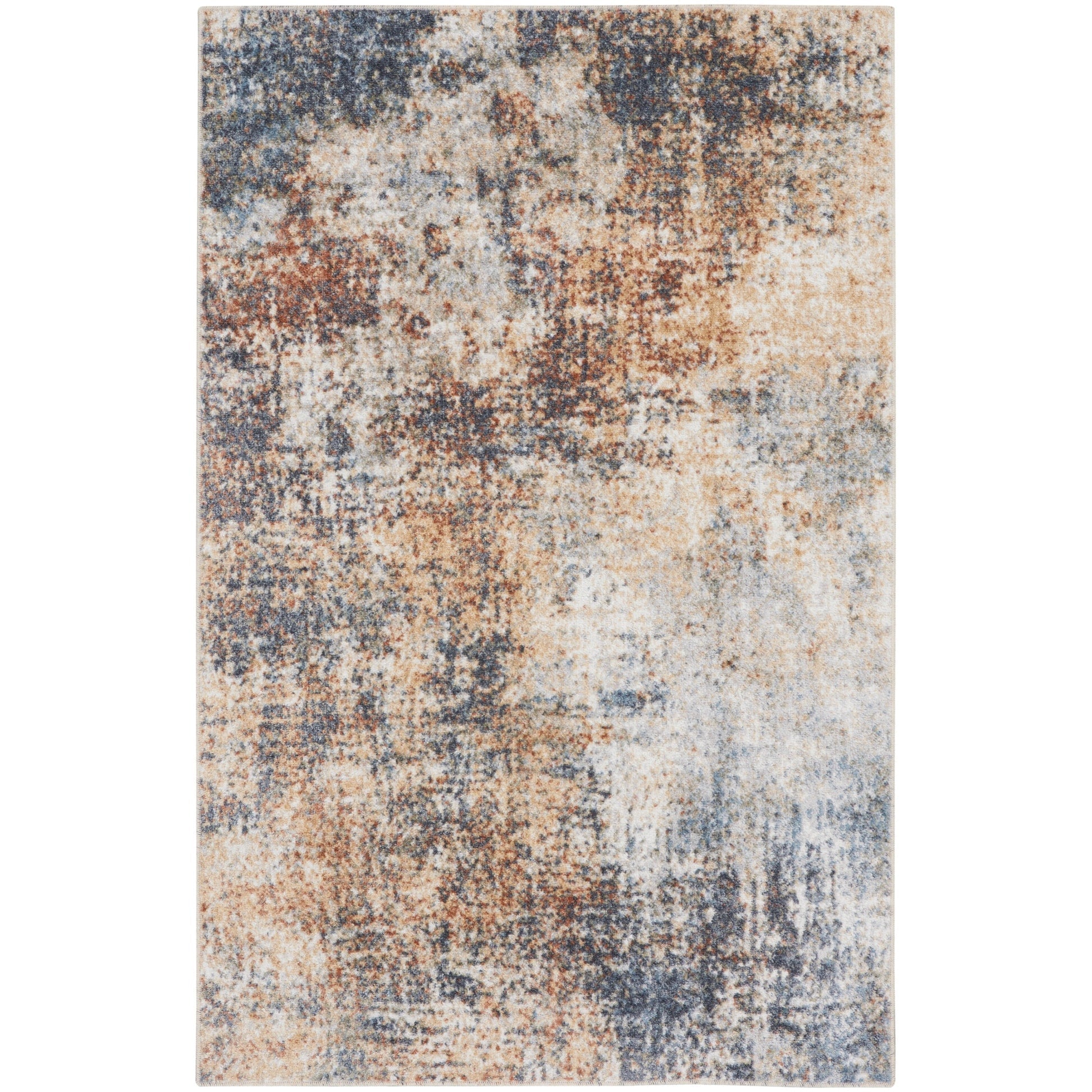 Tapis abstrait lavable en machine Nourison Astra