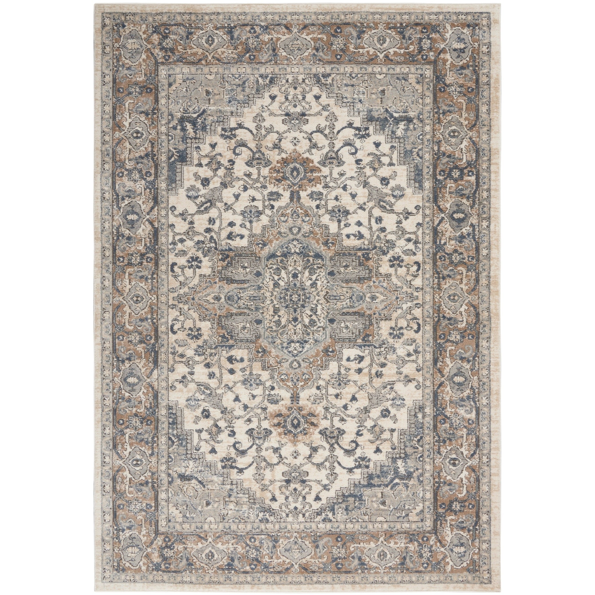 Tapis médaillon persan classique Nourison Concerto.