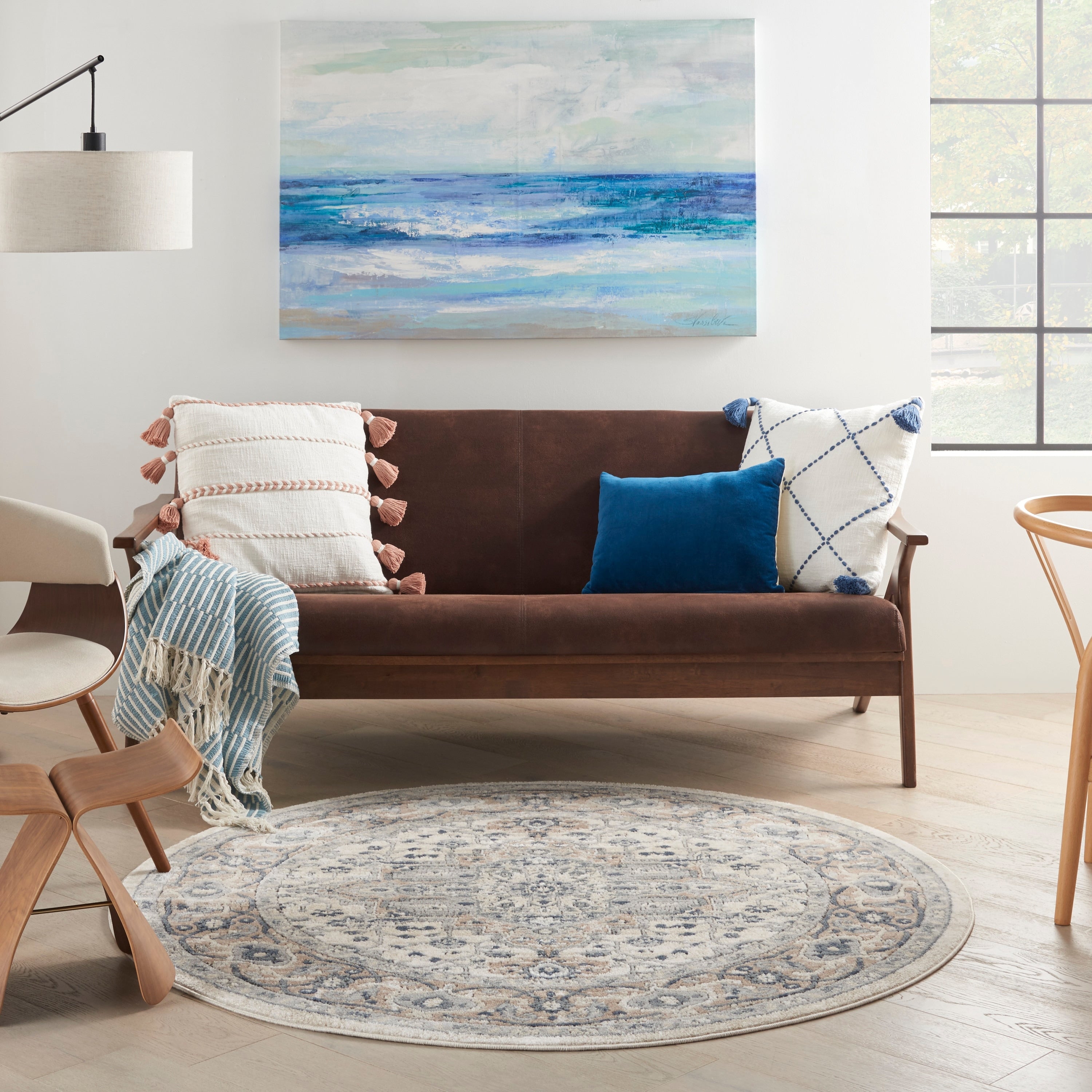 Tapis médaillon persan classique Nourison Concerto.