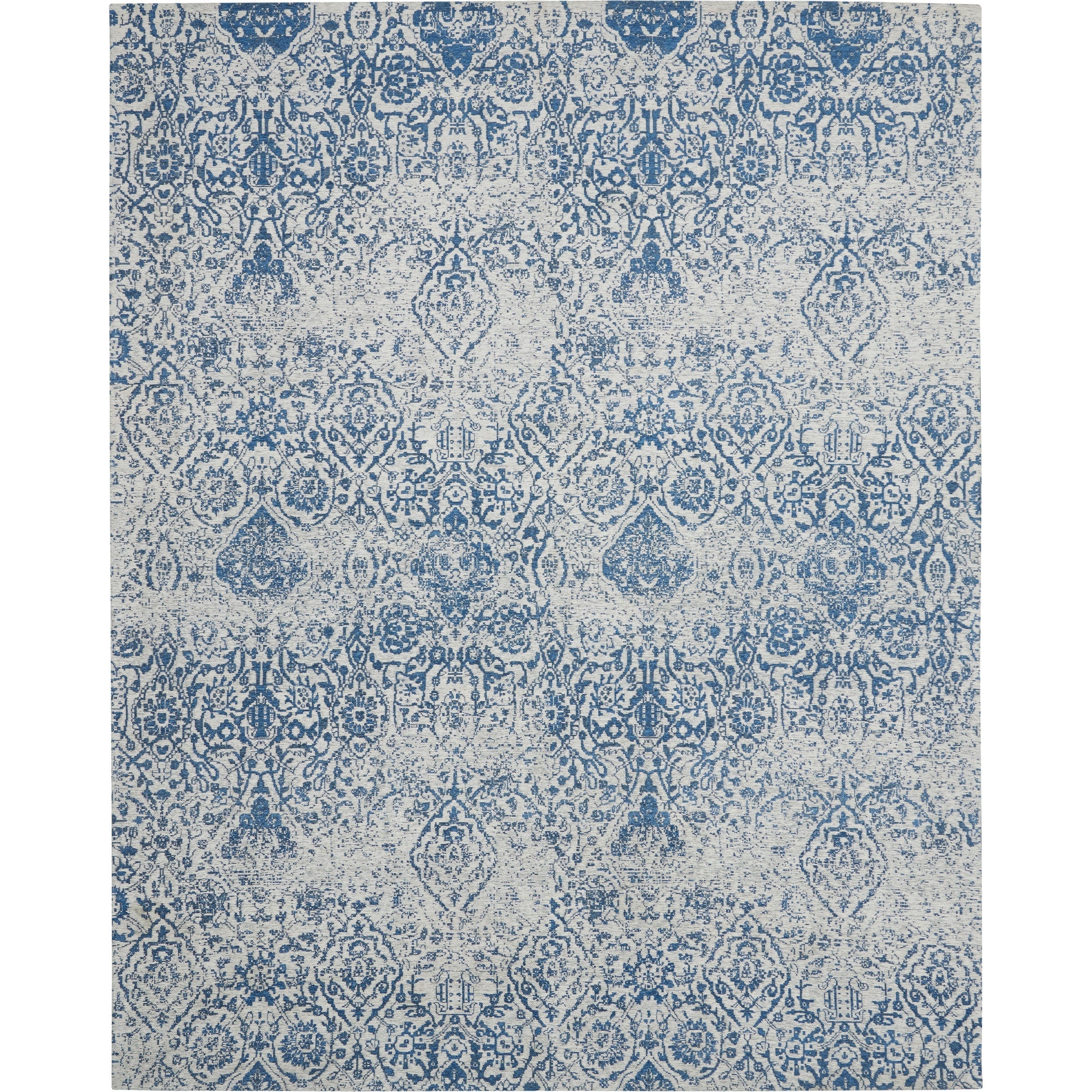 Tapis contemporain Nourison Damask vieilli