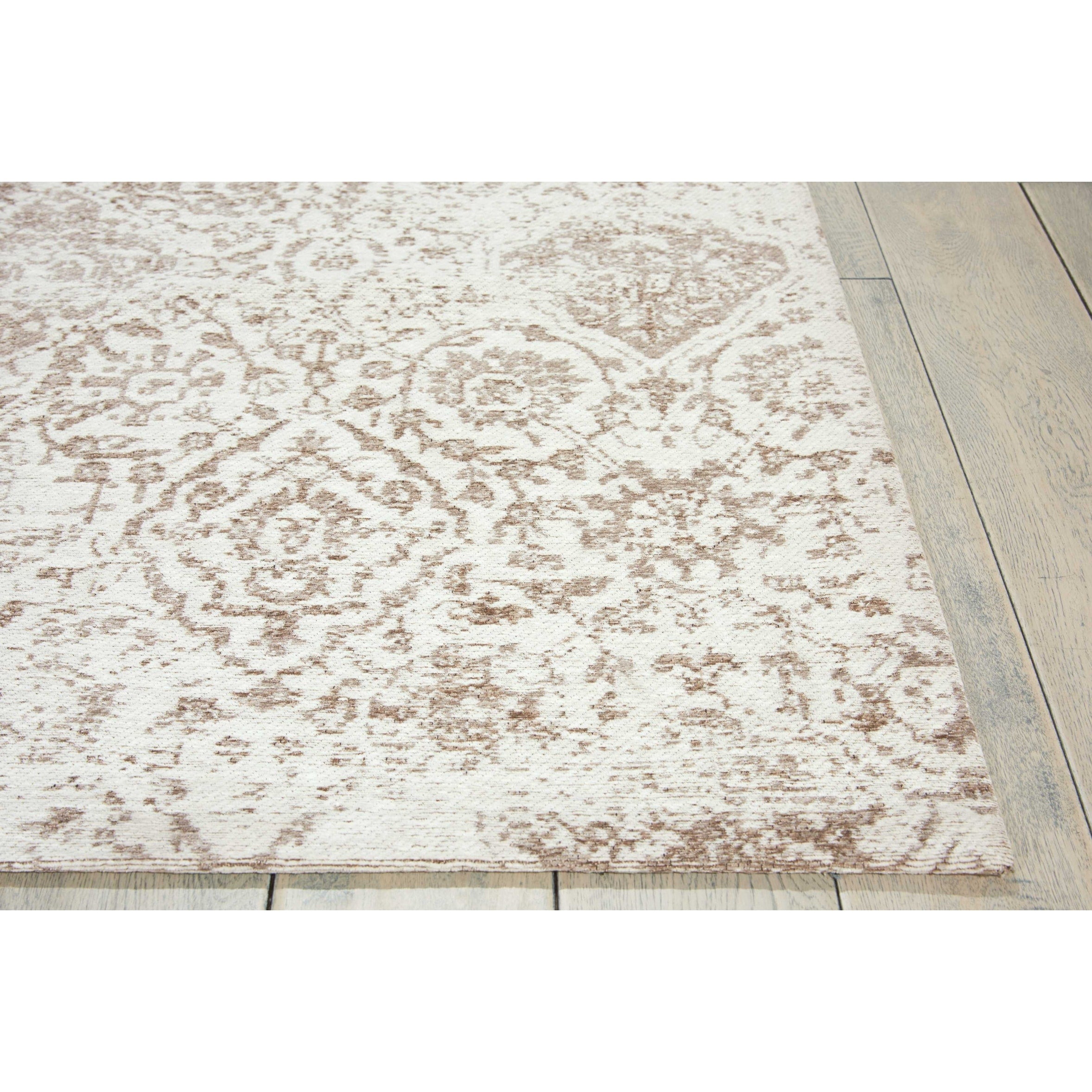 Tapis contemporain Nourison Damask vieilli