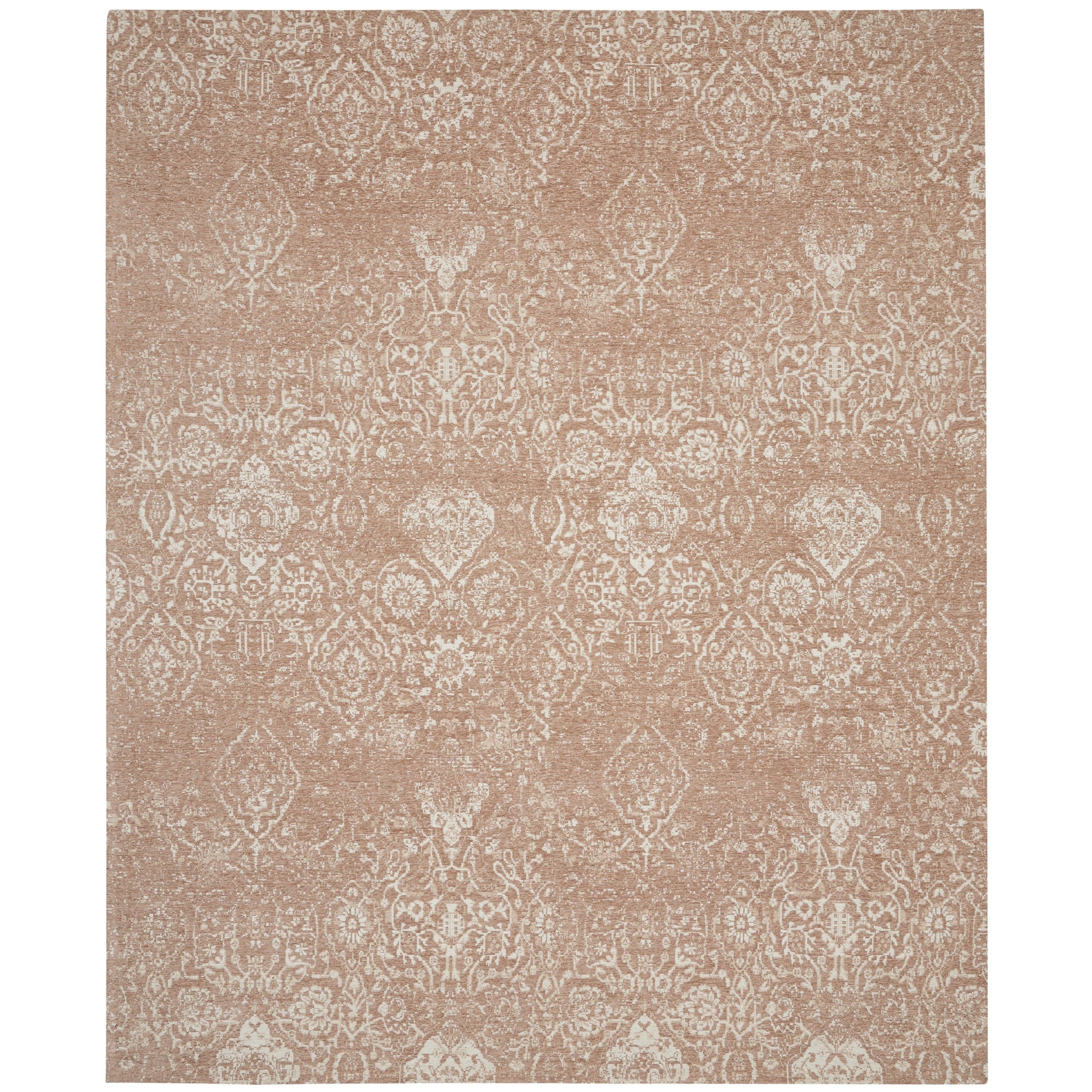 Tapis contemporain Nourison Damask vieilli