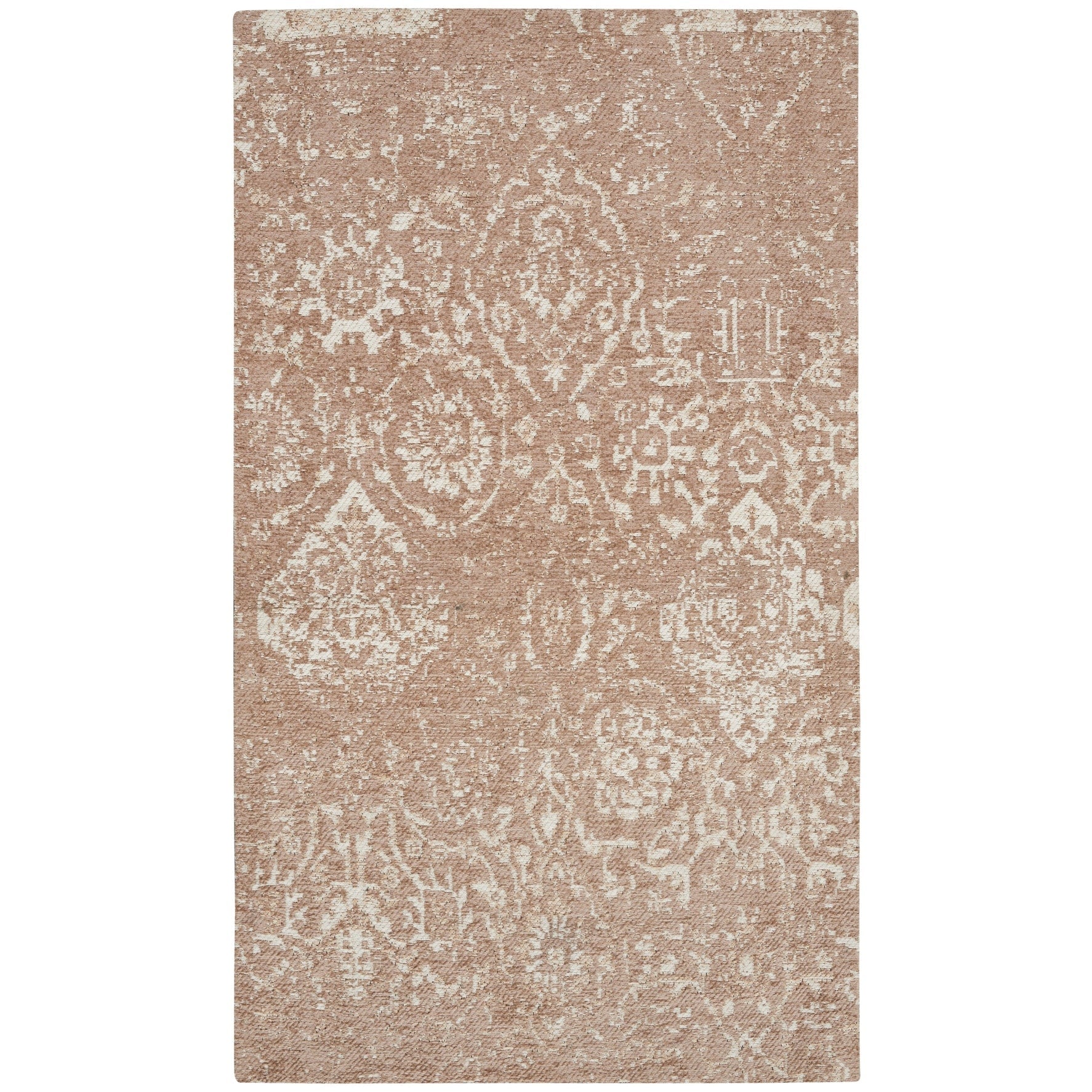 Tapis contemporain Nourison Damask vieilli