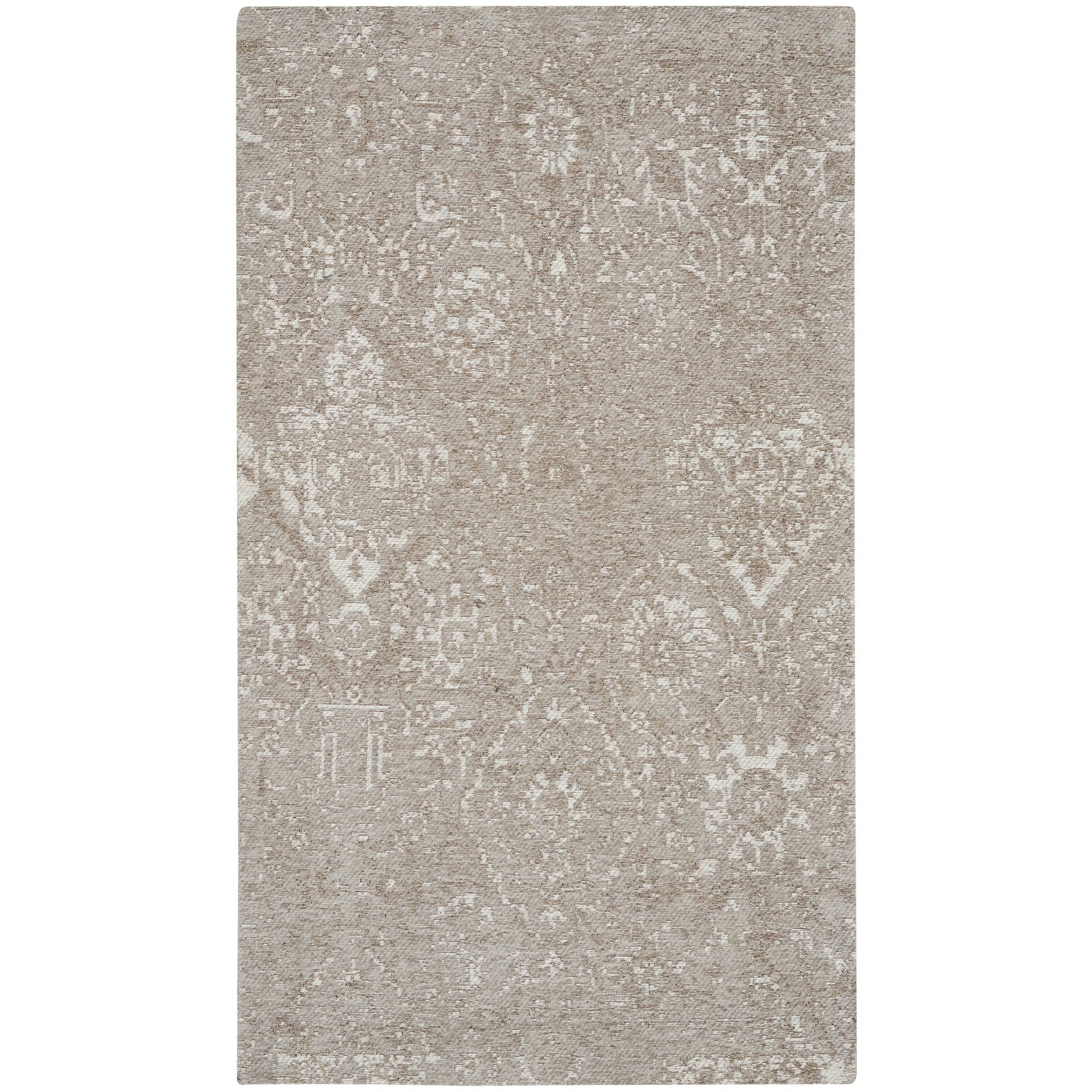 Tapis contemporain Nourison Damask vieilli
