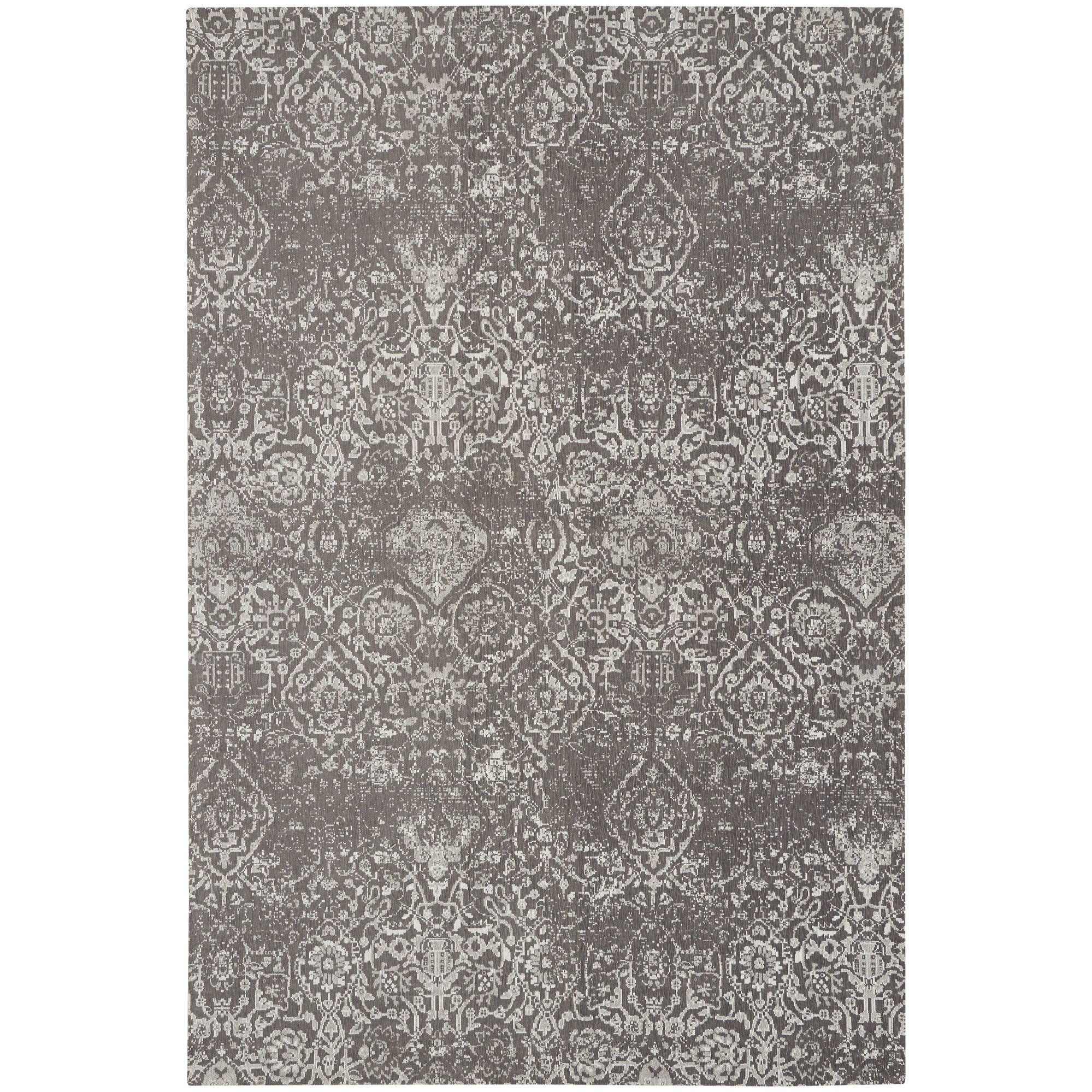 Tapis contemporain Nourison Damask vieilli