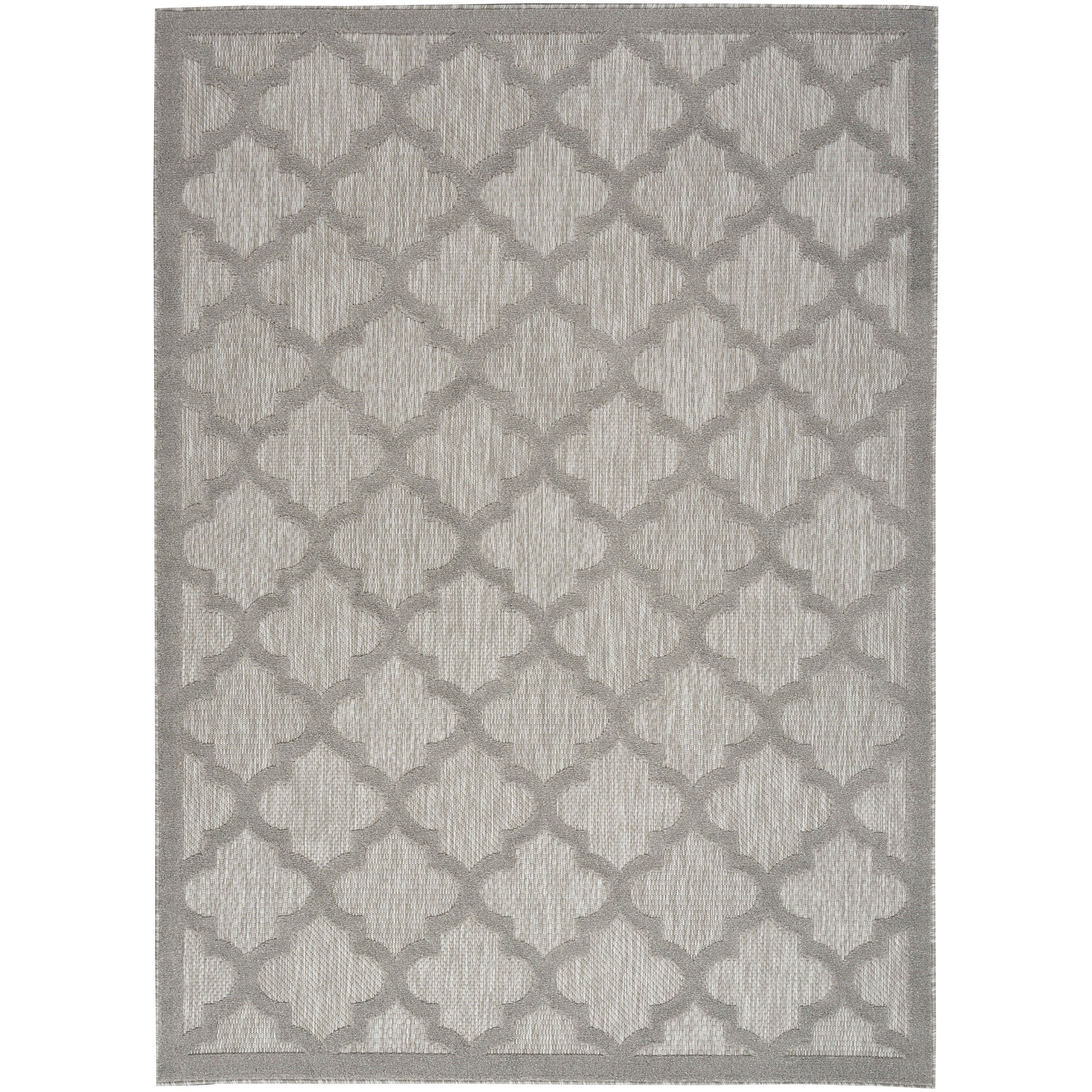 Tapis marocain en treillis Nourison, facile d'entretien, pour intérieur et extérieur