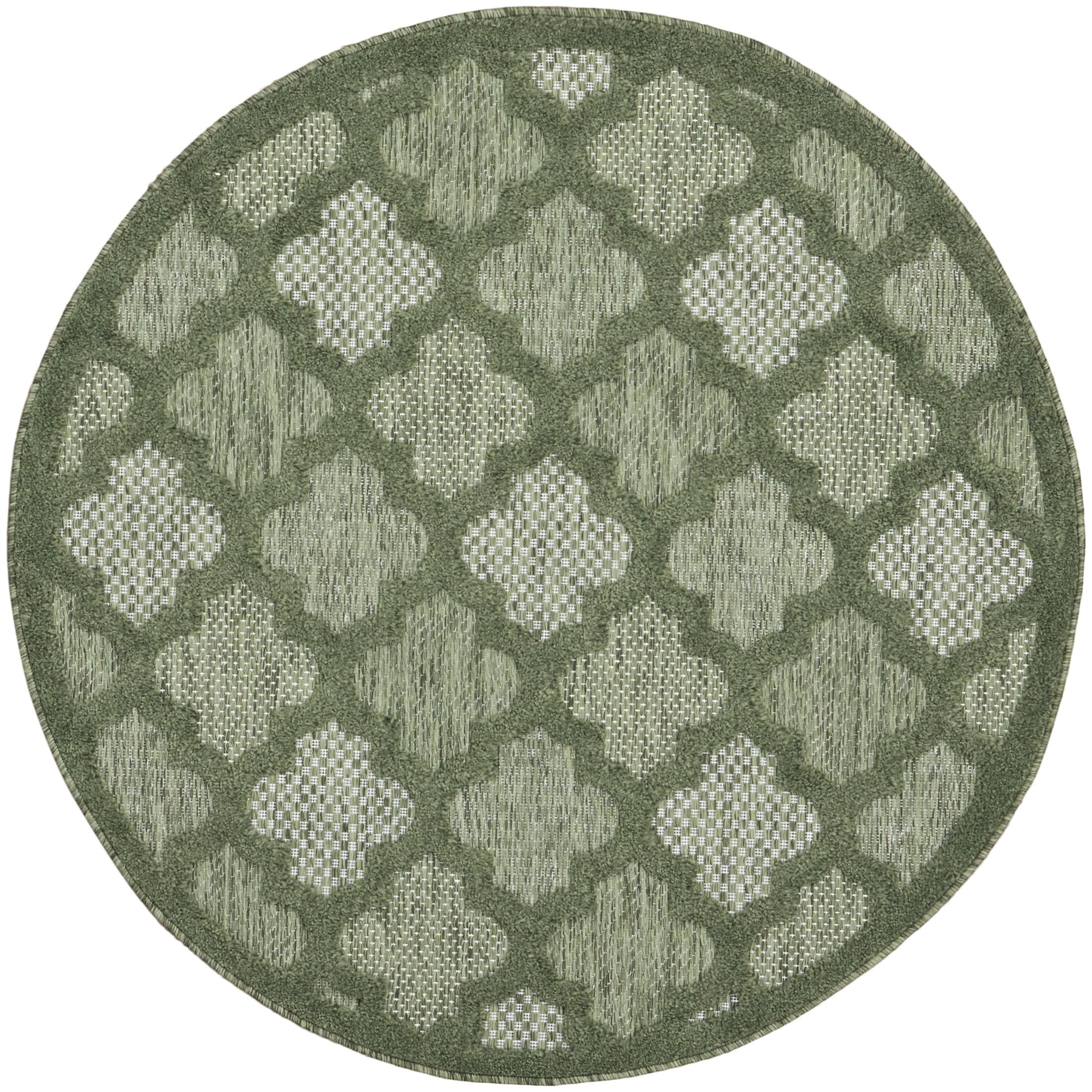 Tapis marocain en treillis Nourison, facile d'entretien, pour intérieur et extérieur