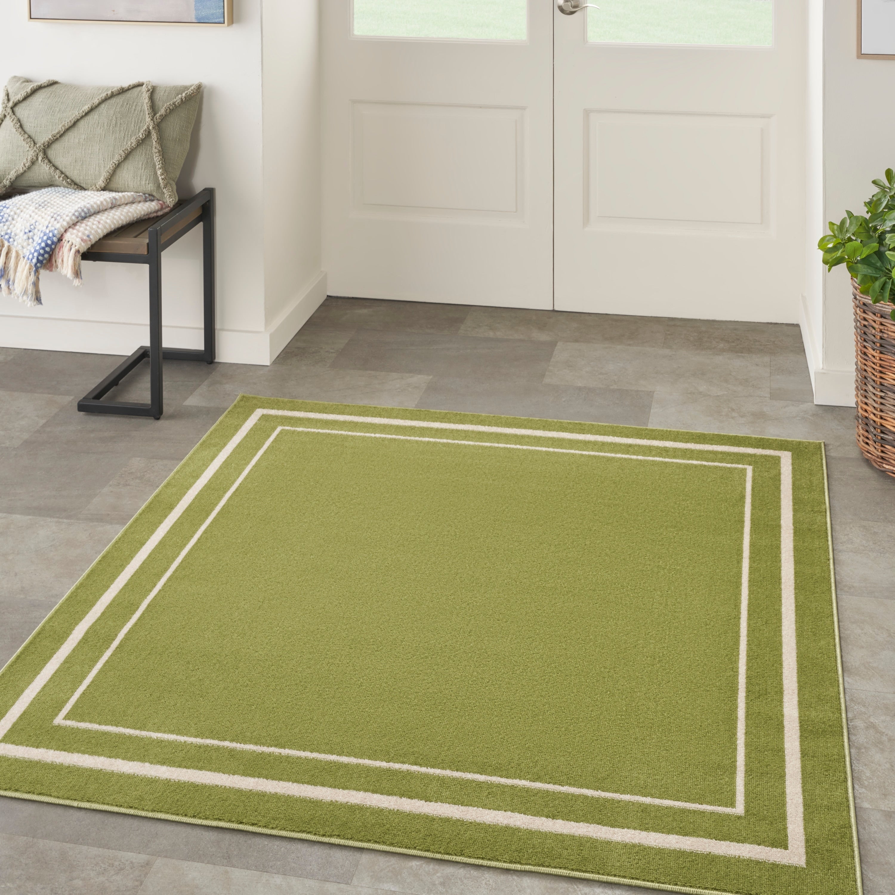 Tapis uni d'intérieur/extérieur Nourison Essentials