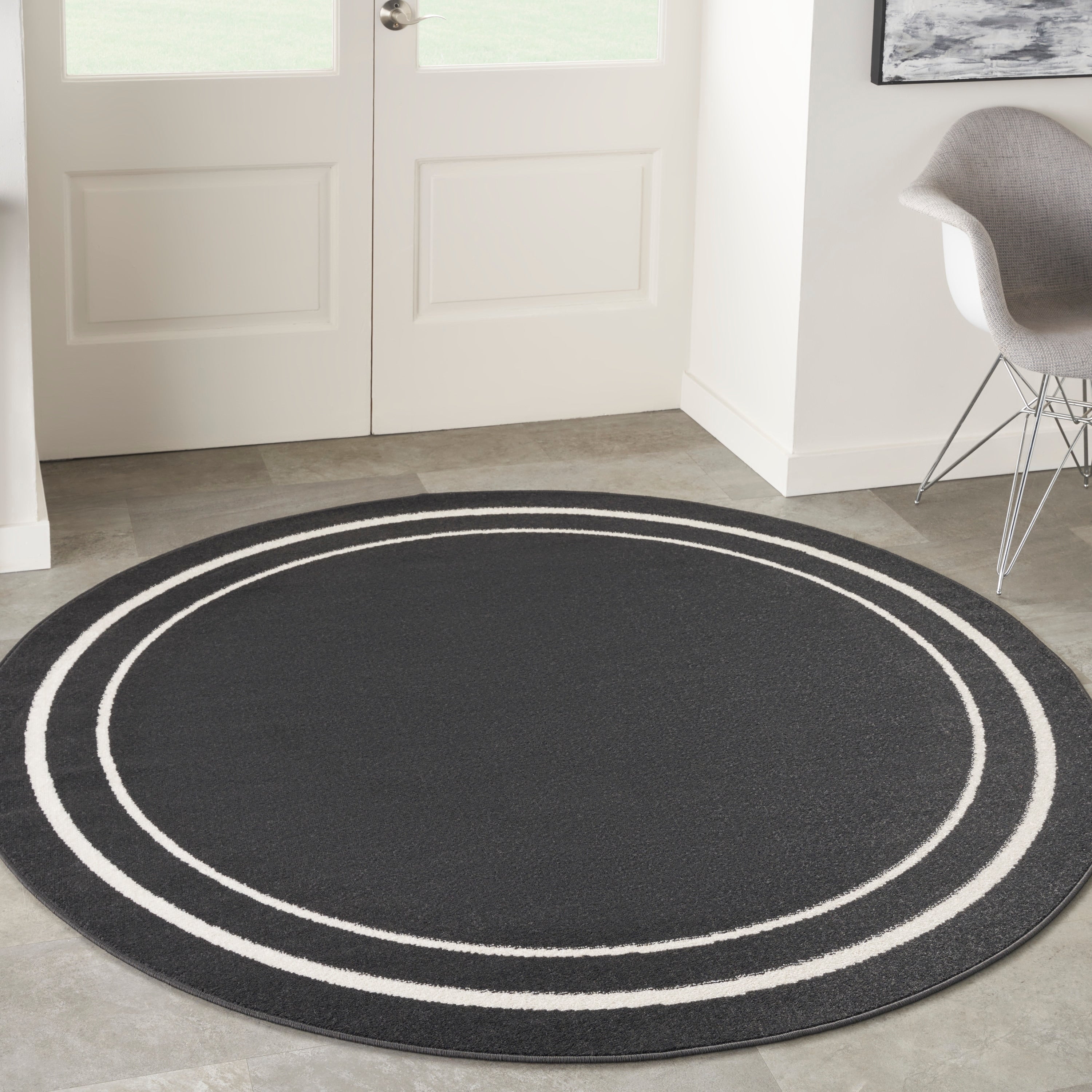 Tapis uni d'intérieur/extérieur Nourison Essentials