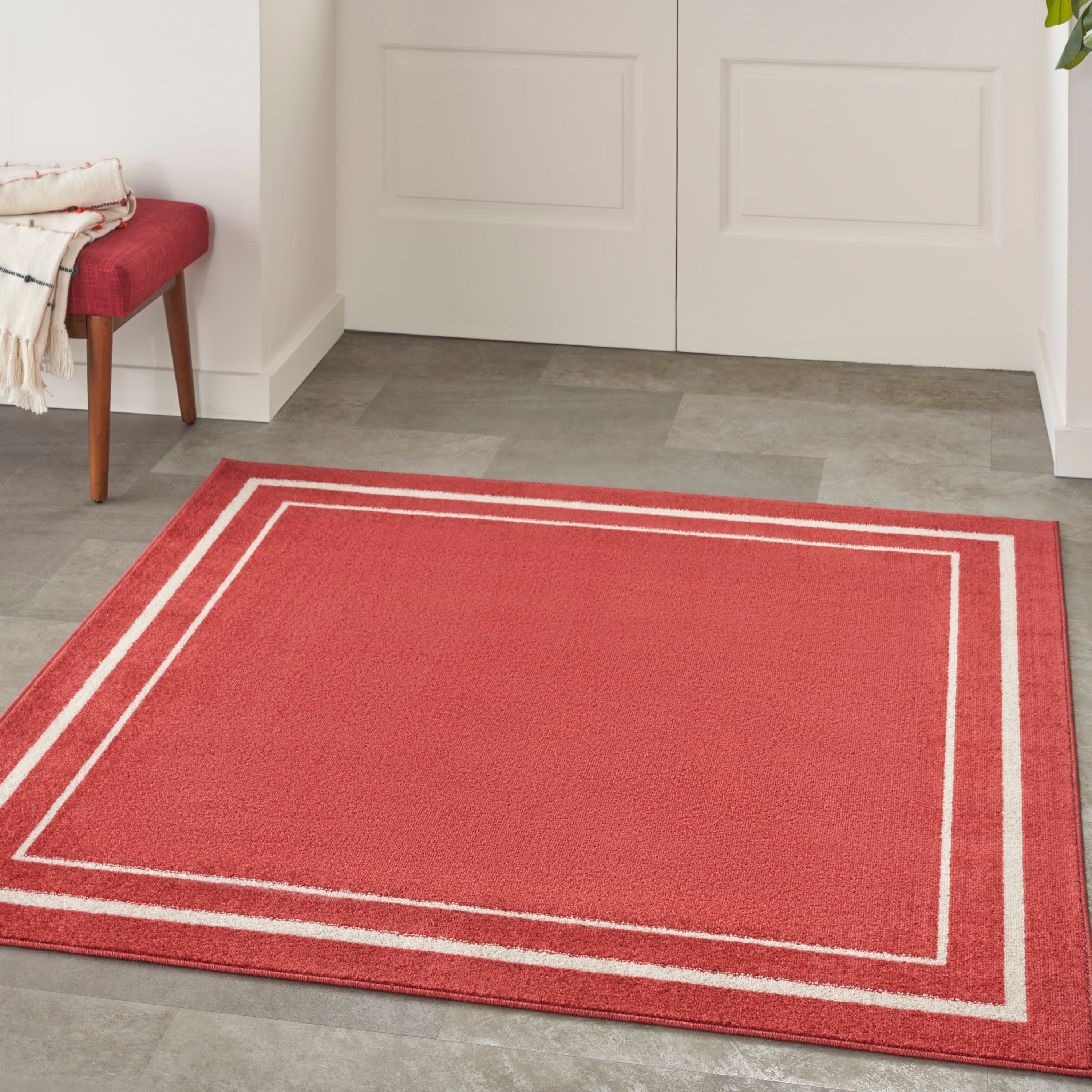 Tapis uni d'intérieur/extérieur Nourison Essentials