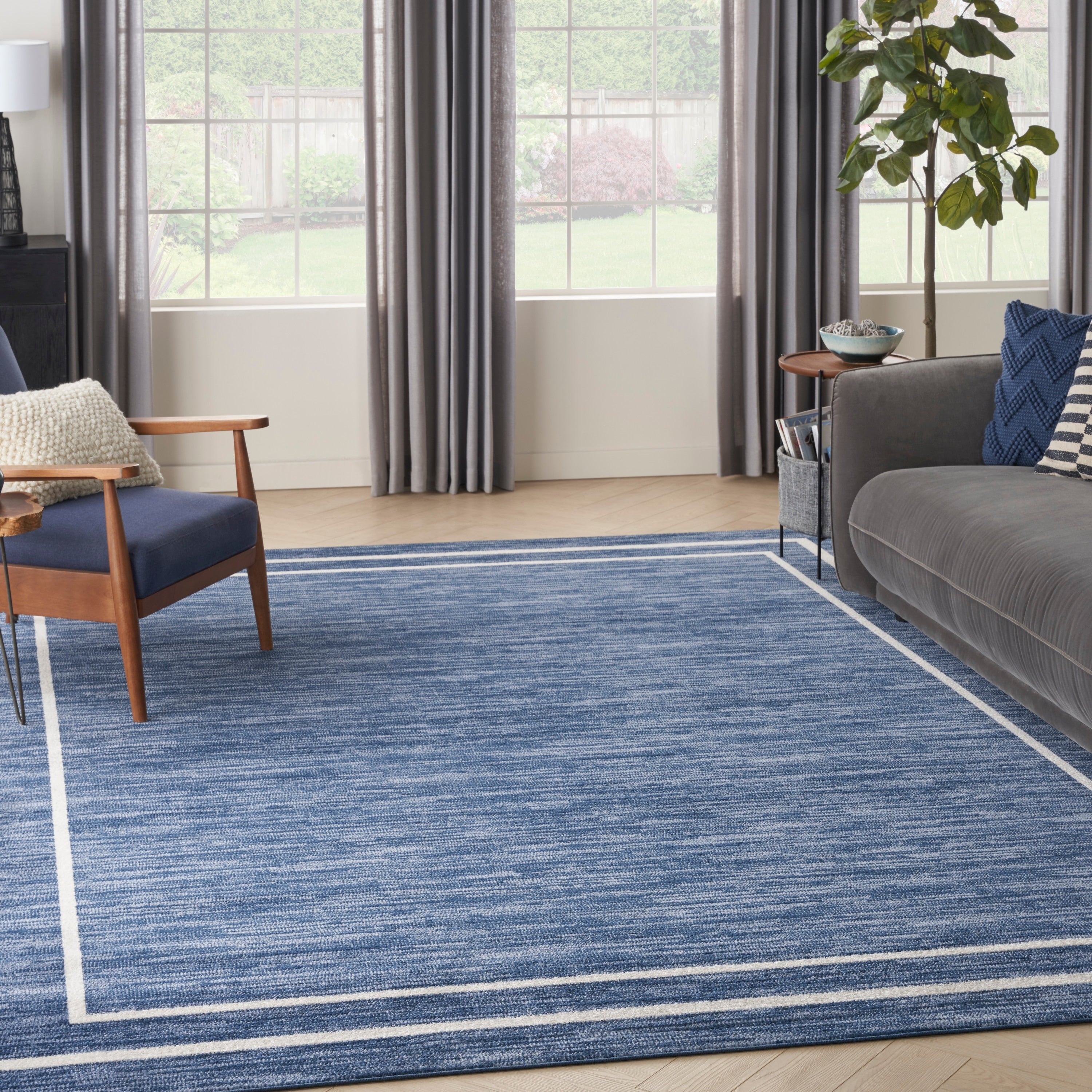 Tapis uni d'intérieur/extérieur Nourison Essentials