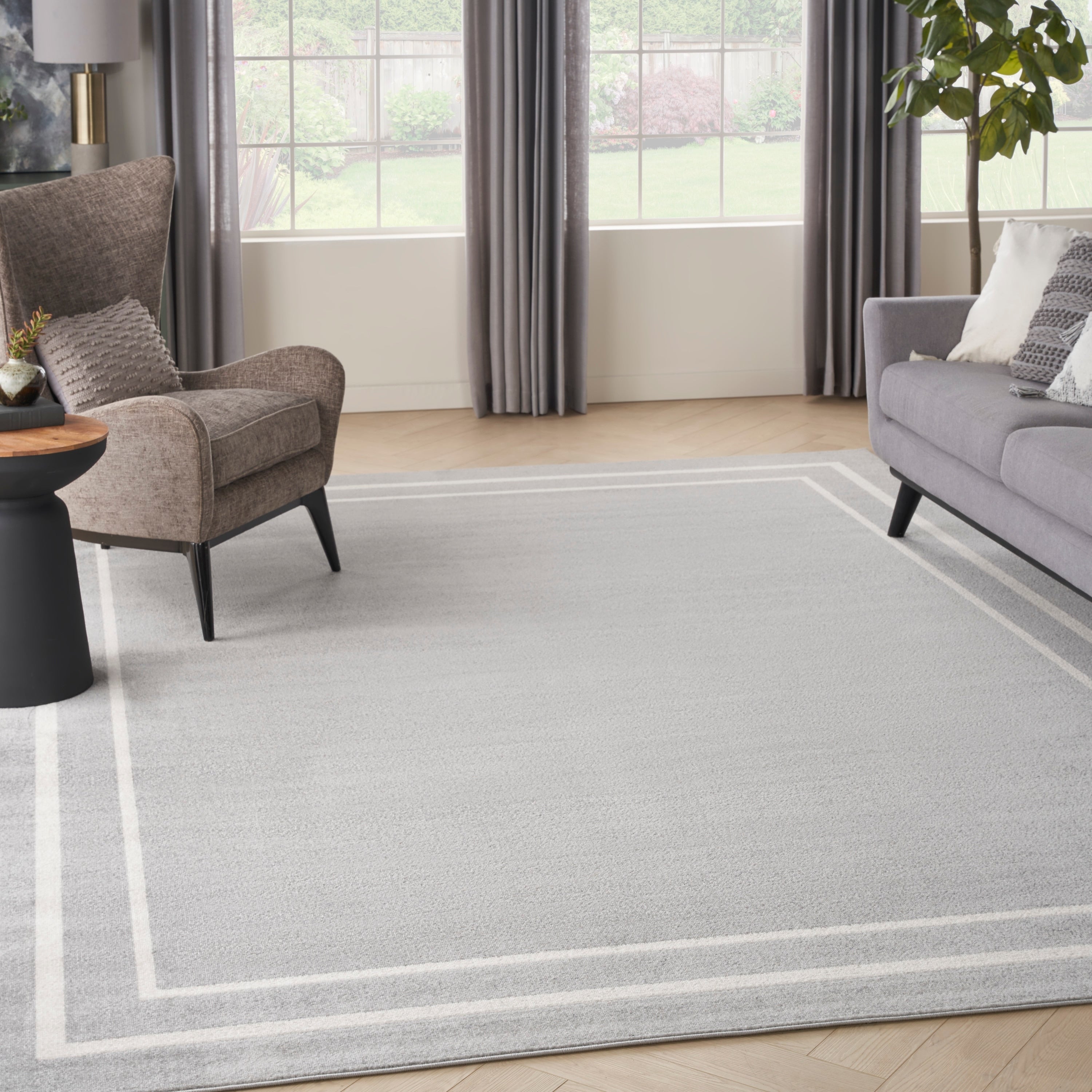 Tapis uni d'intérieur/extérieur Nourison Essentials