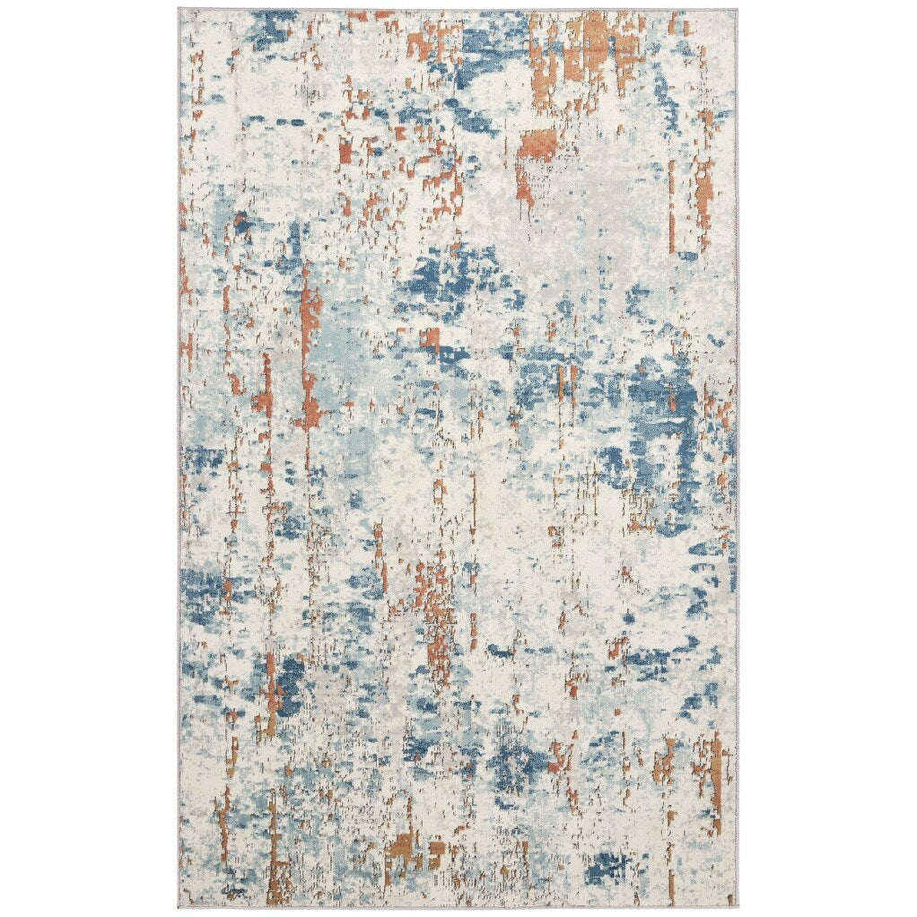 Tapis abstrait d'intérieur Nourison Quarry