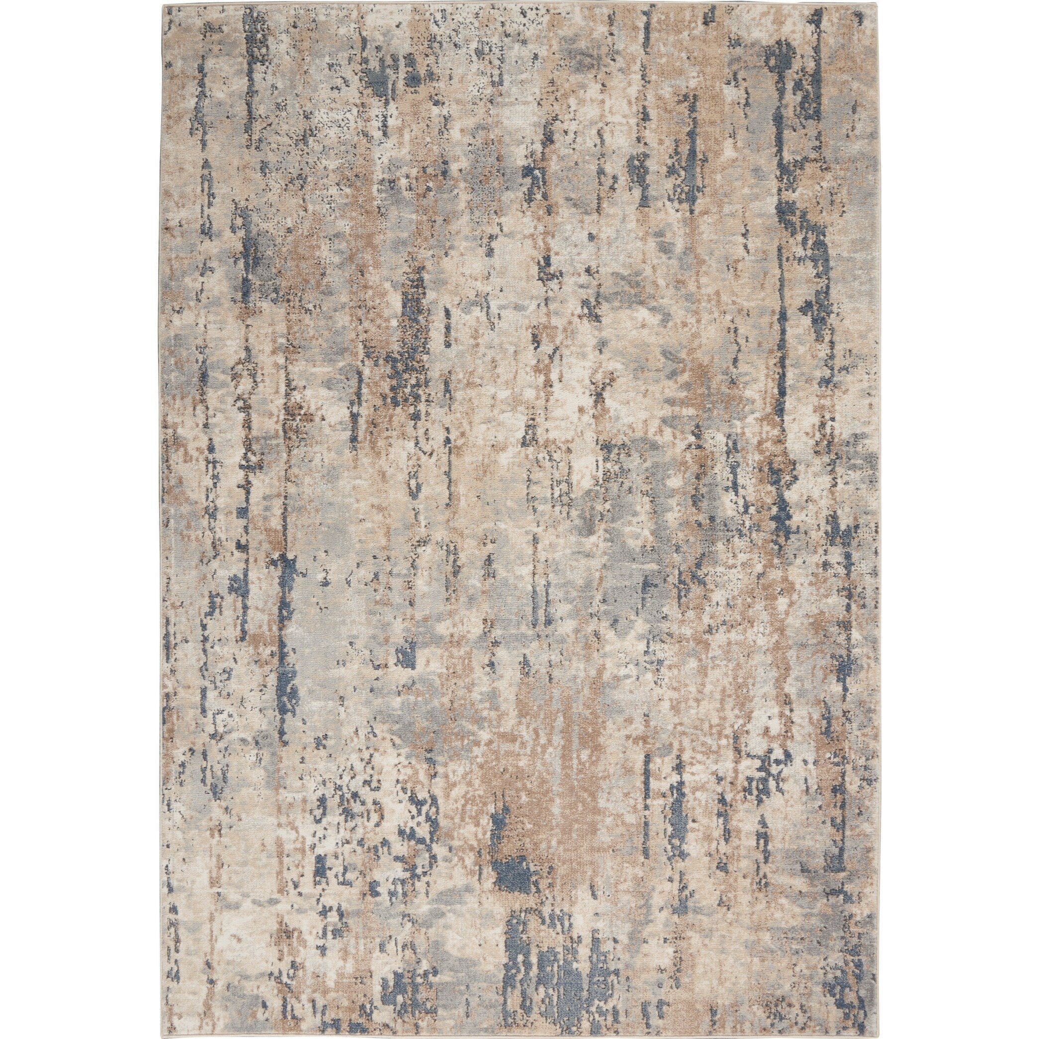 Tapis abstrait d'intérieur Nourison Quarry