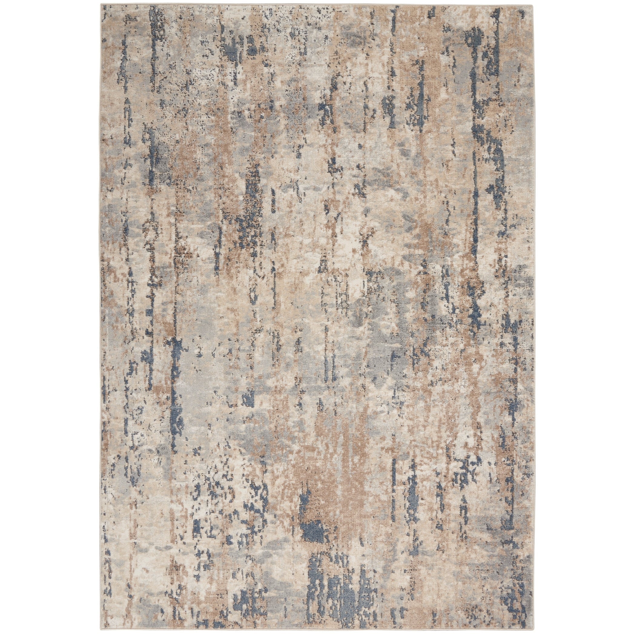 Tapis abstrait d'intérieur Nourison Quarry
