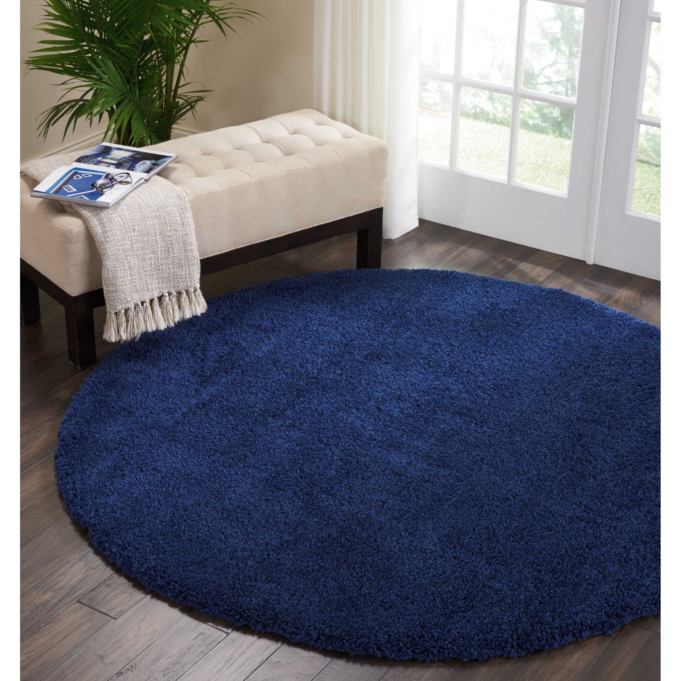 Tapis moderne en peluche solide Nourison Malibu Shag