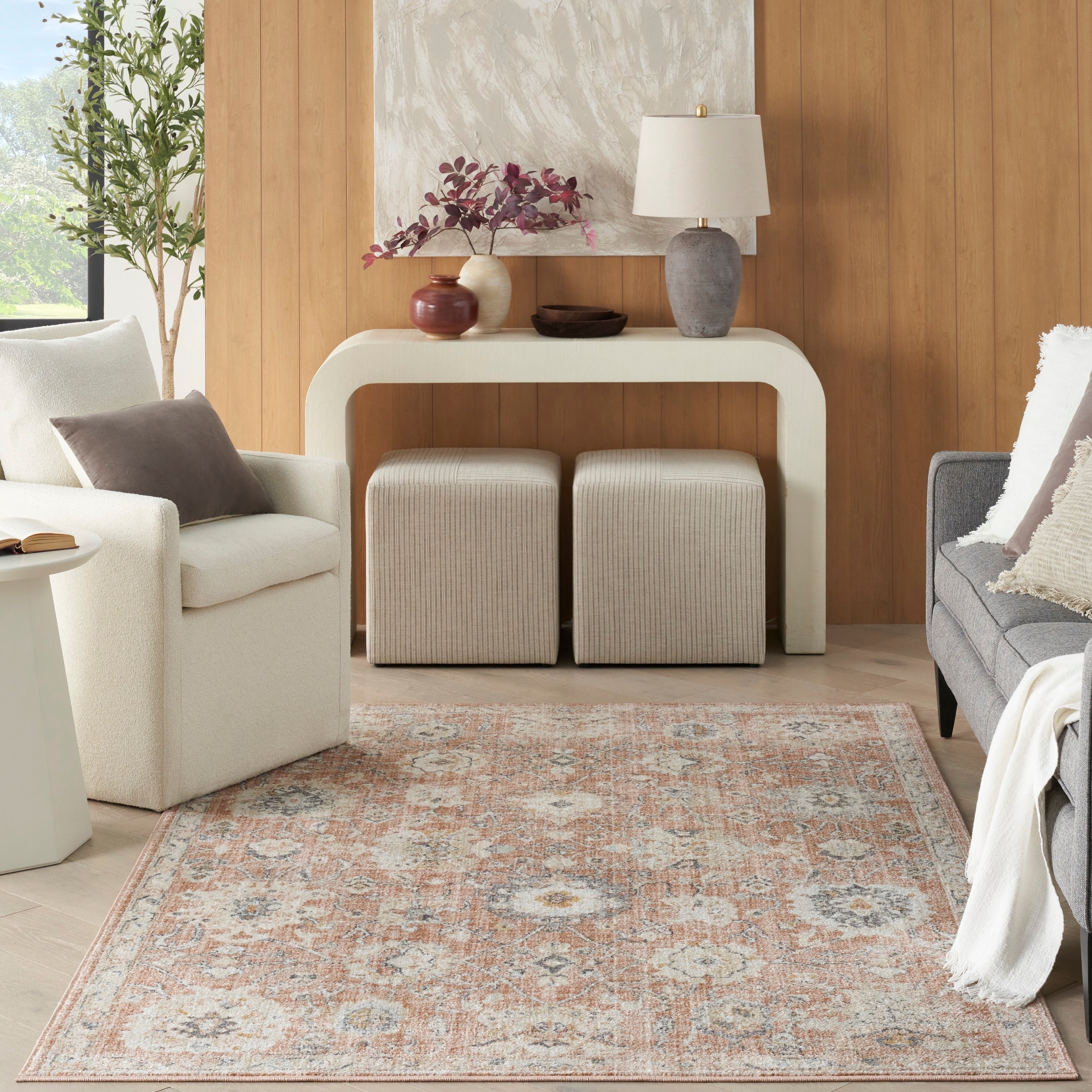 Tapis d'intérieur persan Nourison Oushak Home