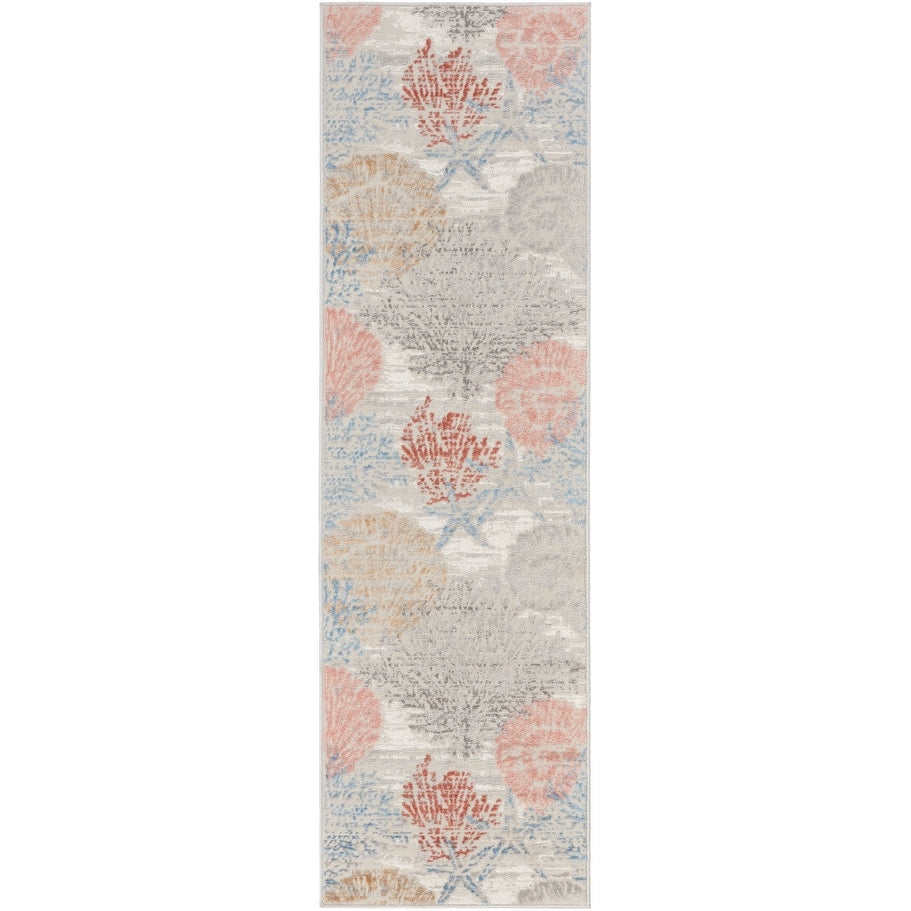 Tapis Nourison Pompéi Coastal Beach Coquillages et corail