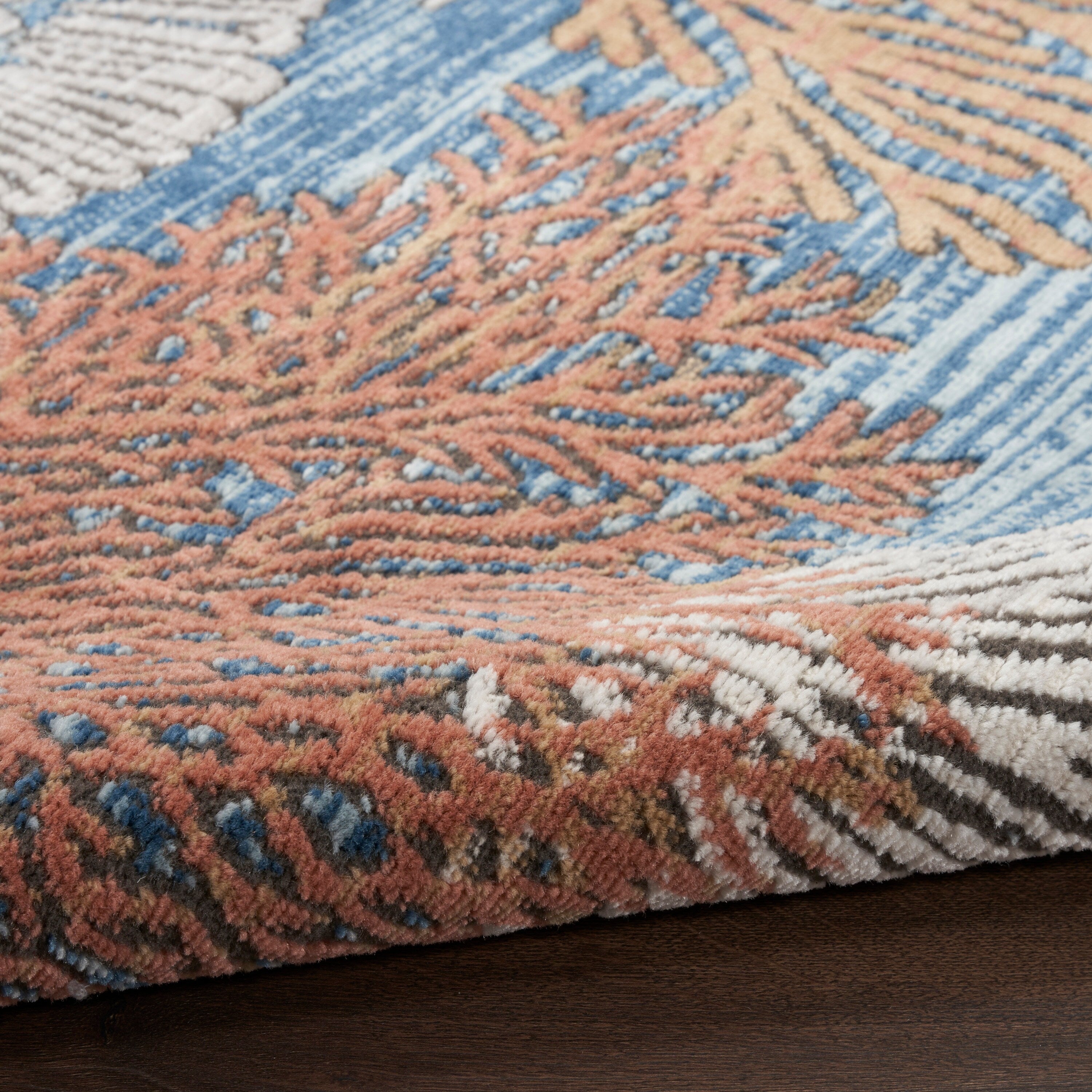 Tapis Nourison Pompéi Coastal Beach Coquillages et corail