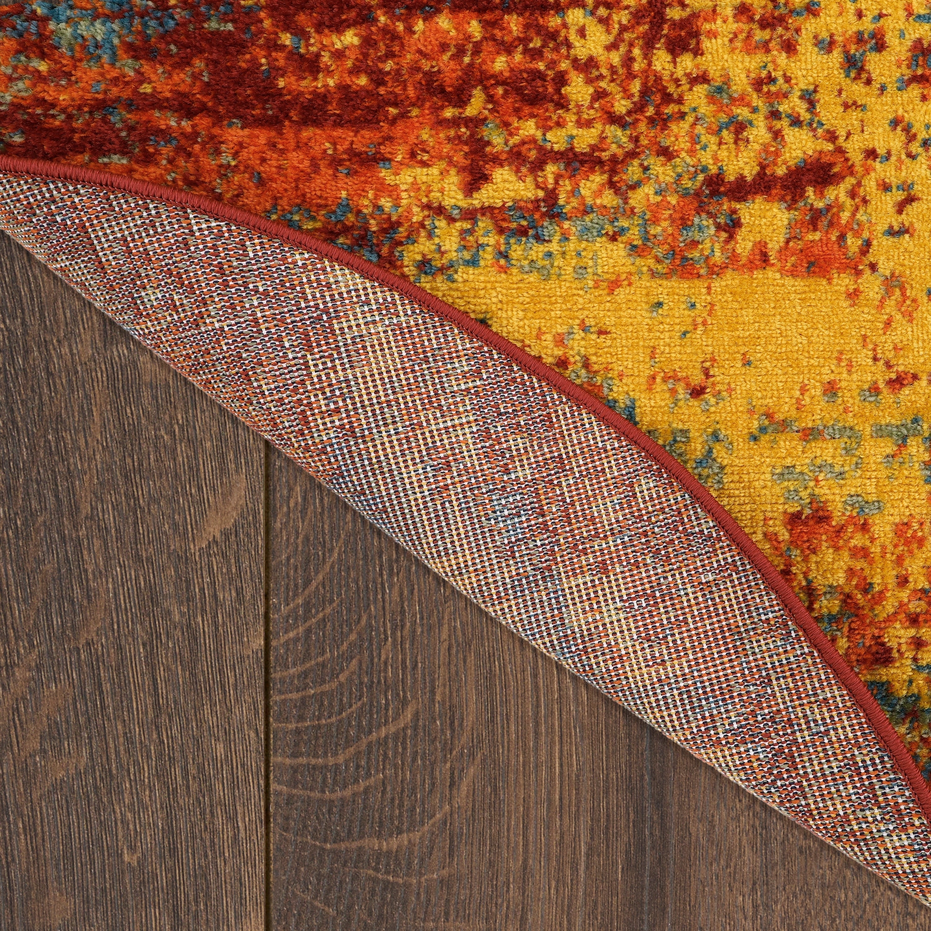 Tapis abstrait d'intérieur/extérieur Nourison Sandy