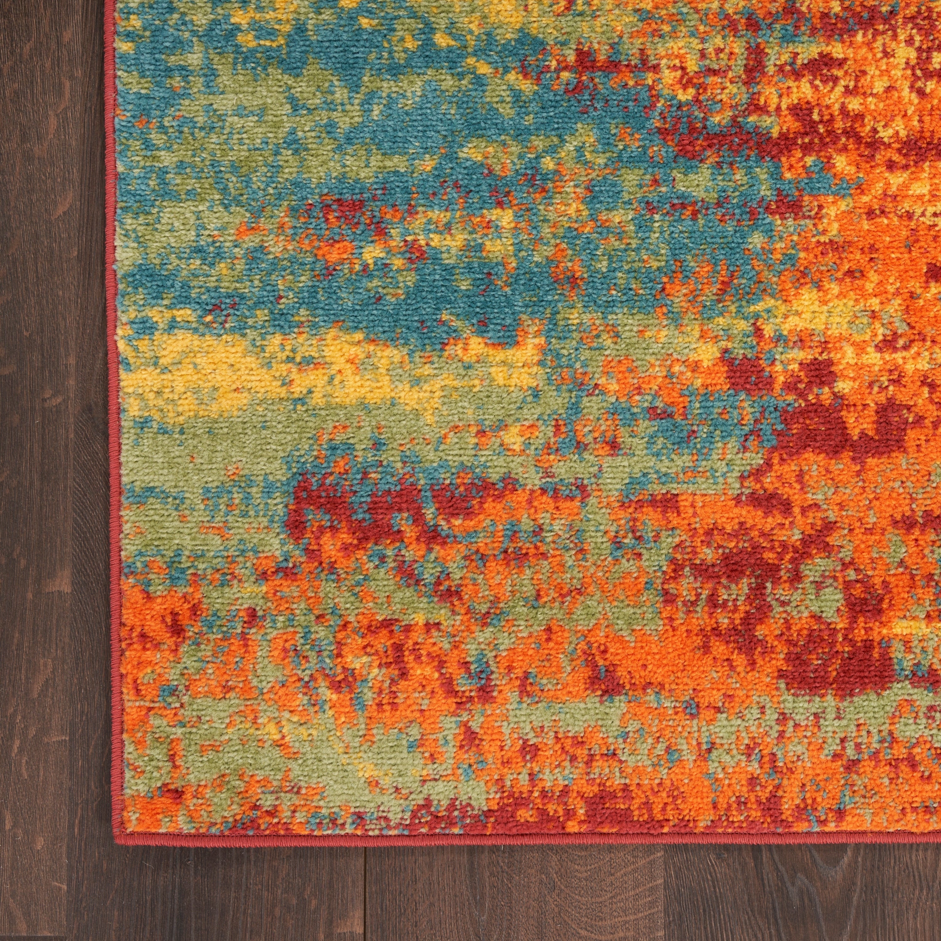 Tapis abstrait d'intérieur/extérieur Nourison Sandy