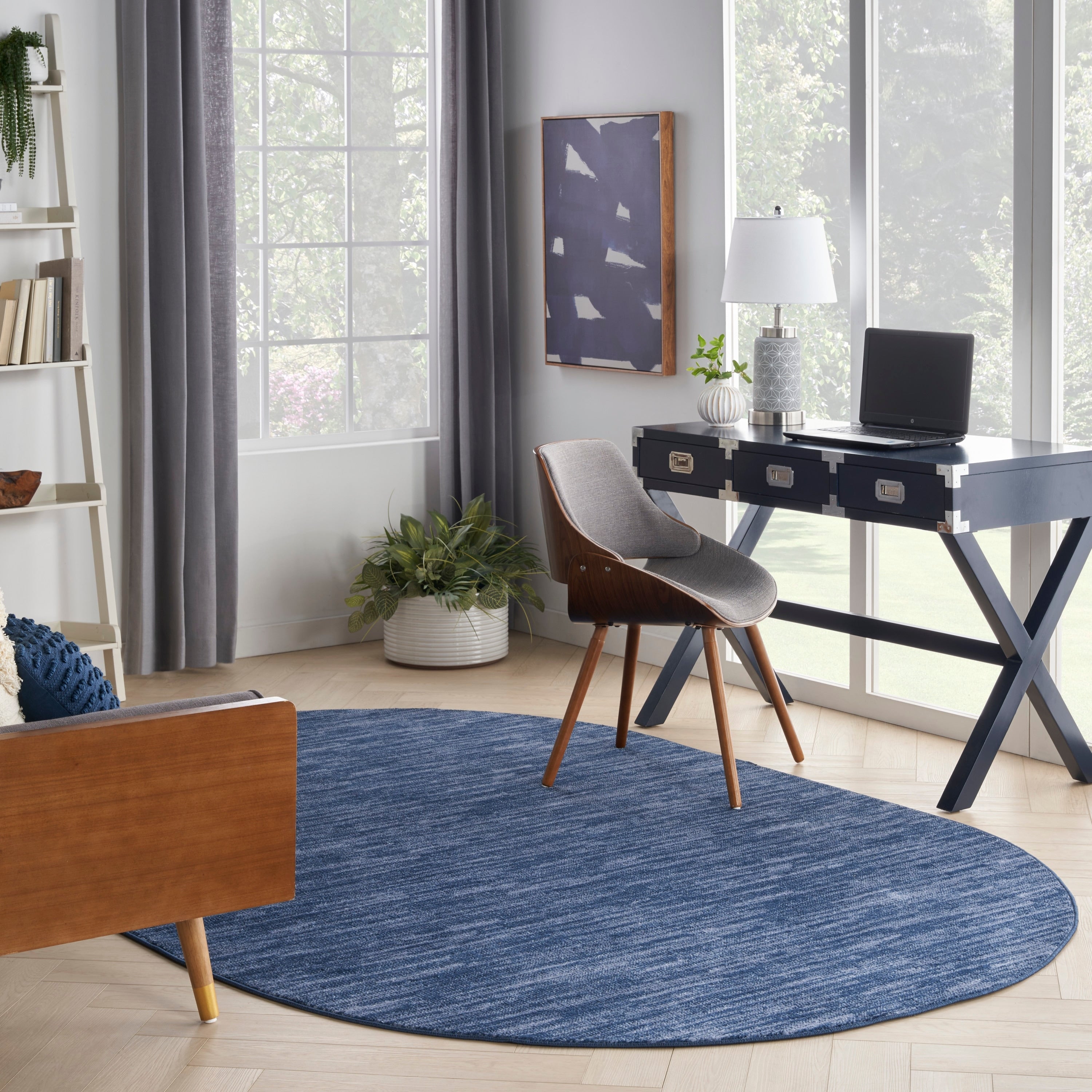 Tapis d'intérieur/extérieur moderne et solide Nourison