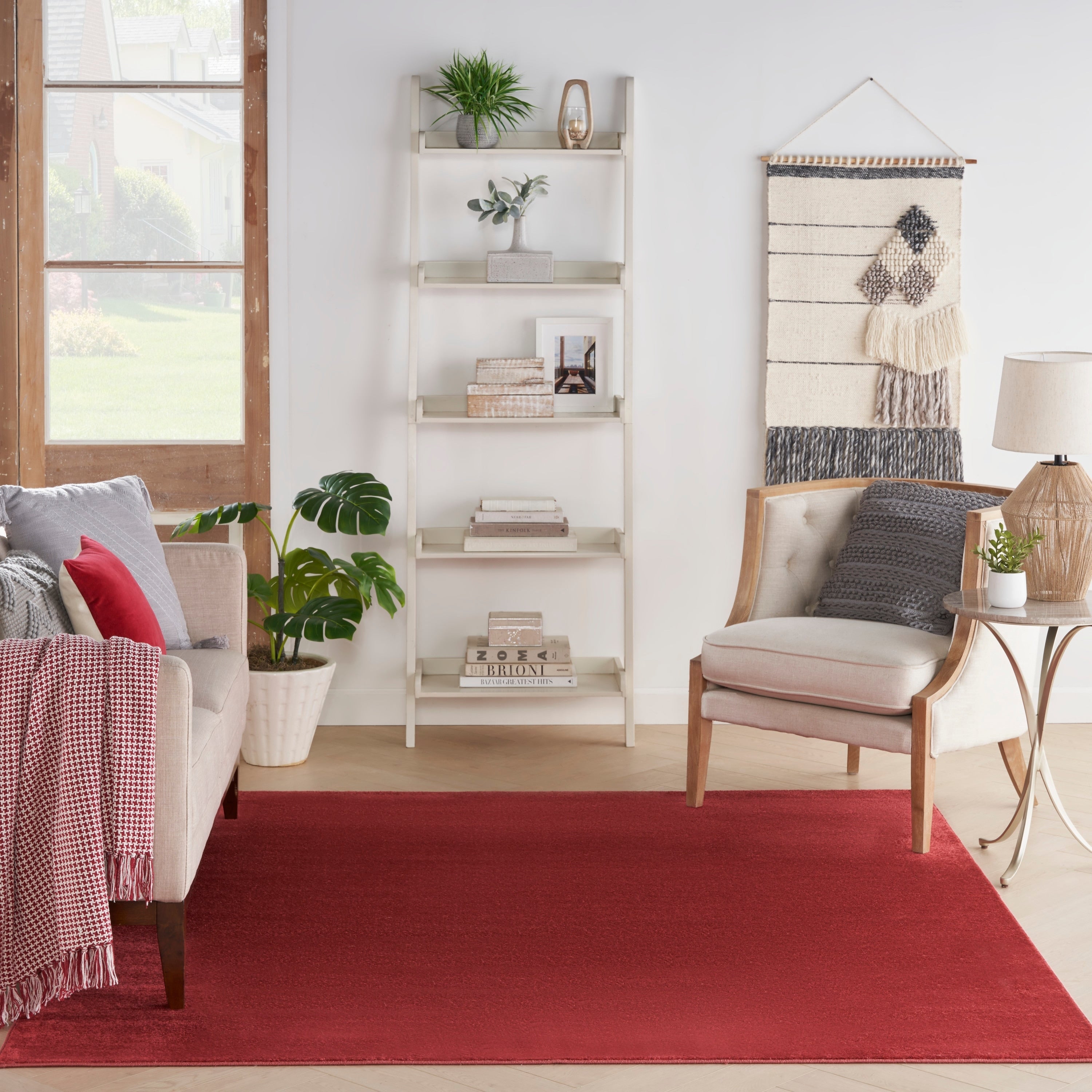 Tapis d'intérieur/extérieur moderne et solide Nourison