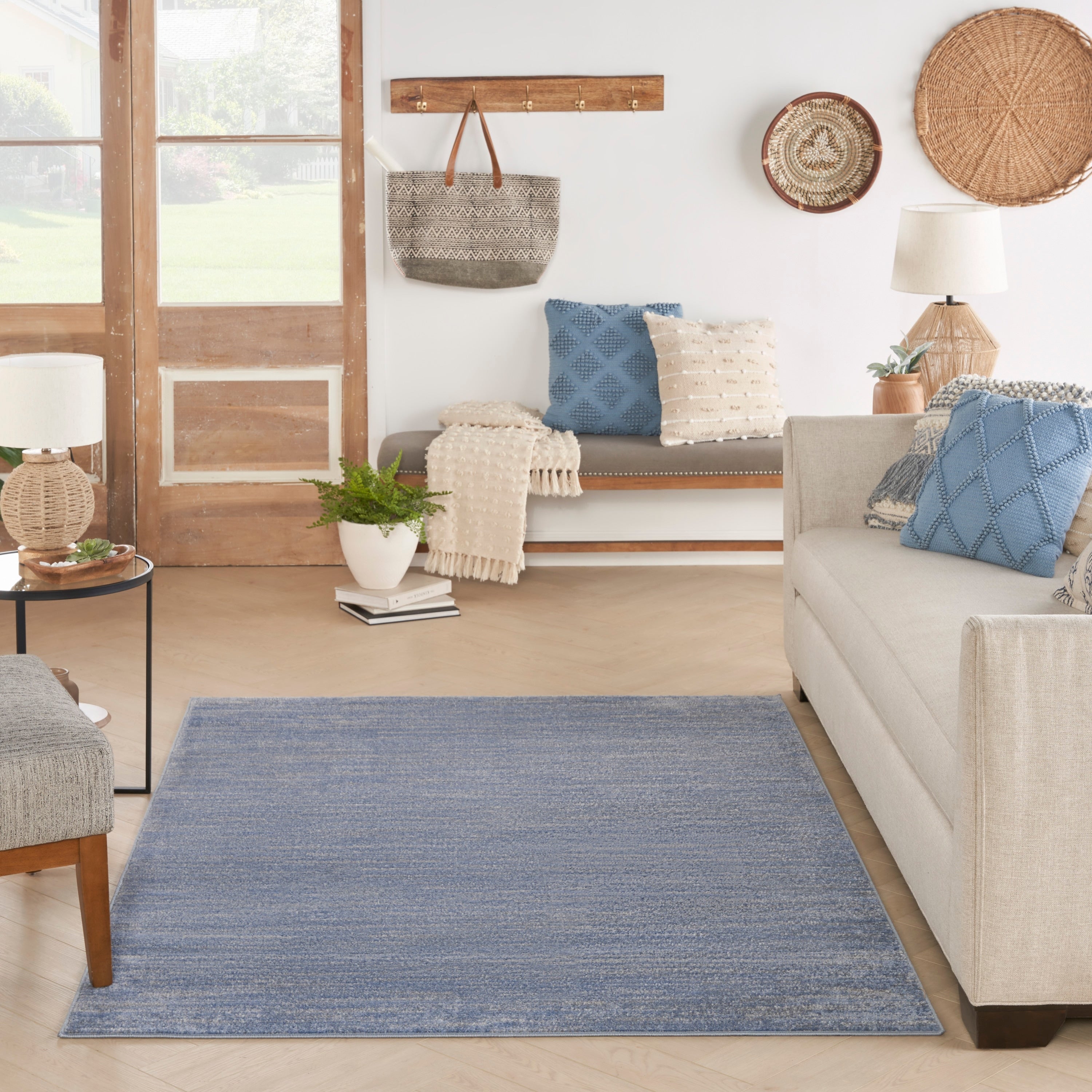 Tapis d'intérieur/extérieur moderne et solide Nourison