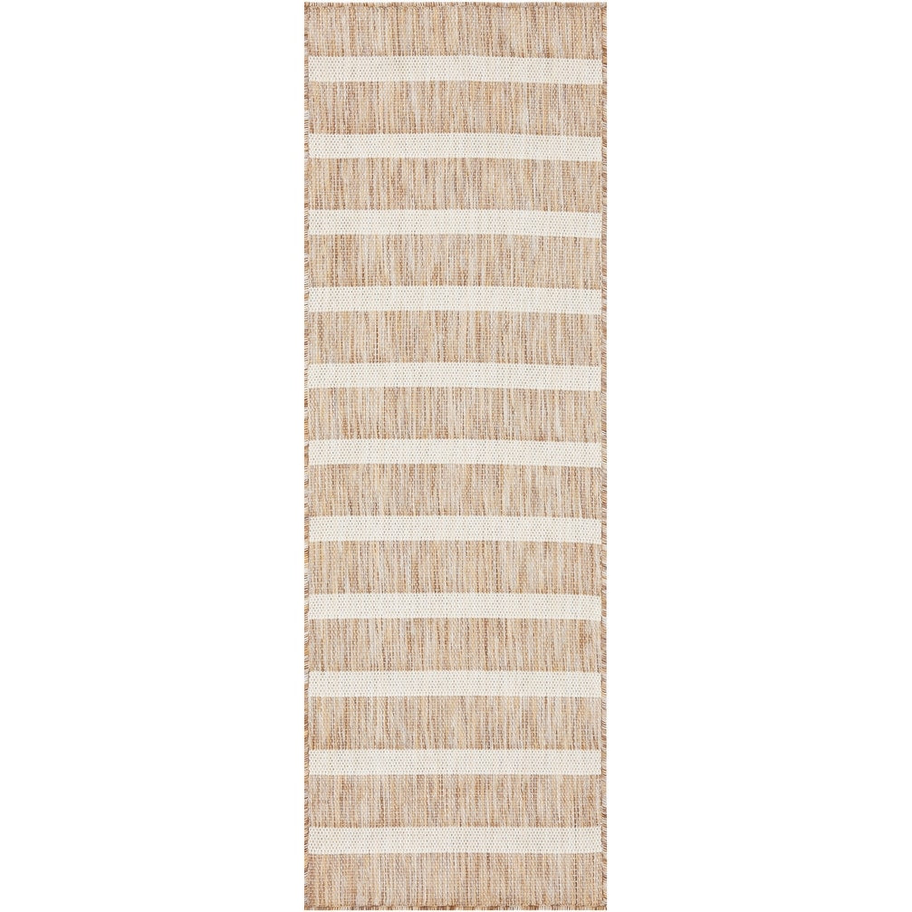 Tapis rayé intérieur/extérieur Nourison Selerno.