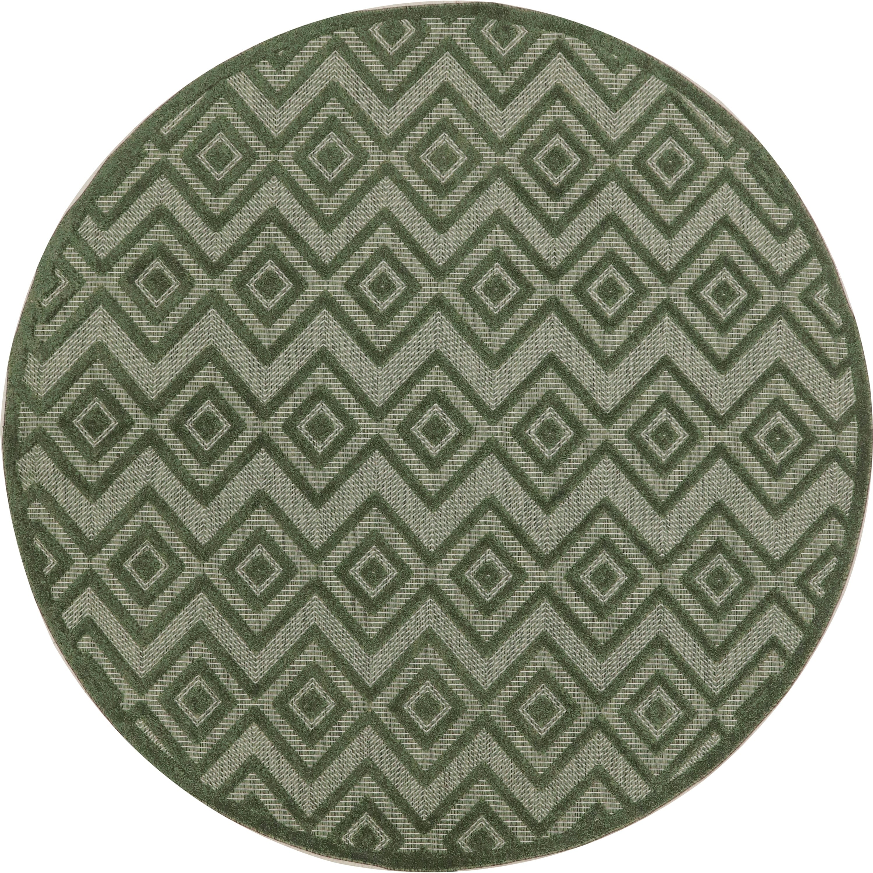 Tapis géométrique polyvalent à tissage plat pour intérieur/extérieur Nourison
