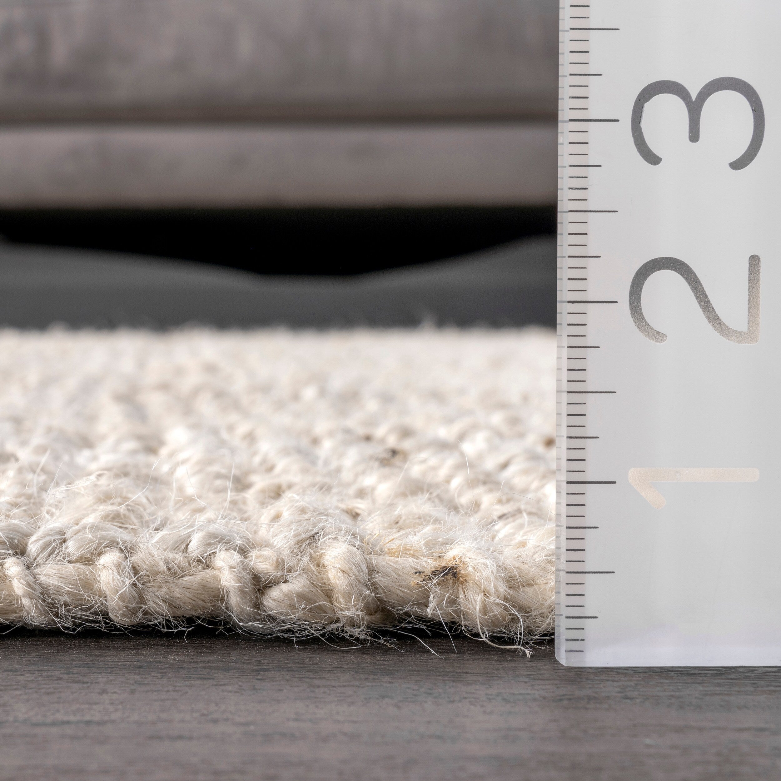 Tapis de ferme en jute massif Nuloom Ashli